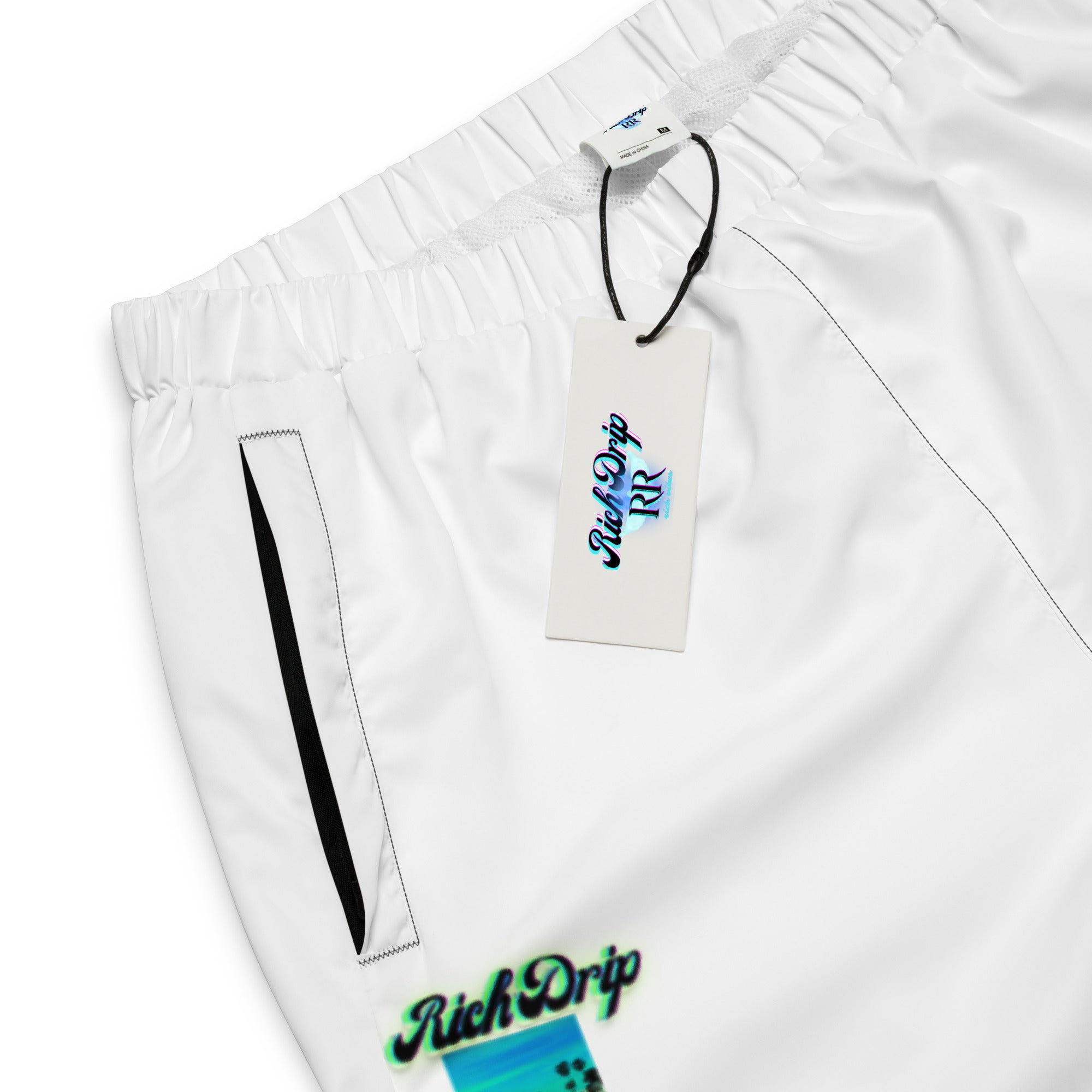 Rich Drip Multi Colored Beach Sunset Drip 1.0 - Unisex track pants White