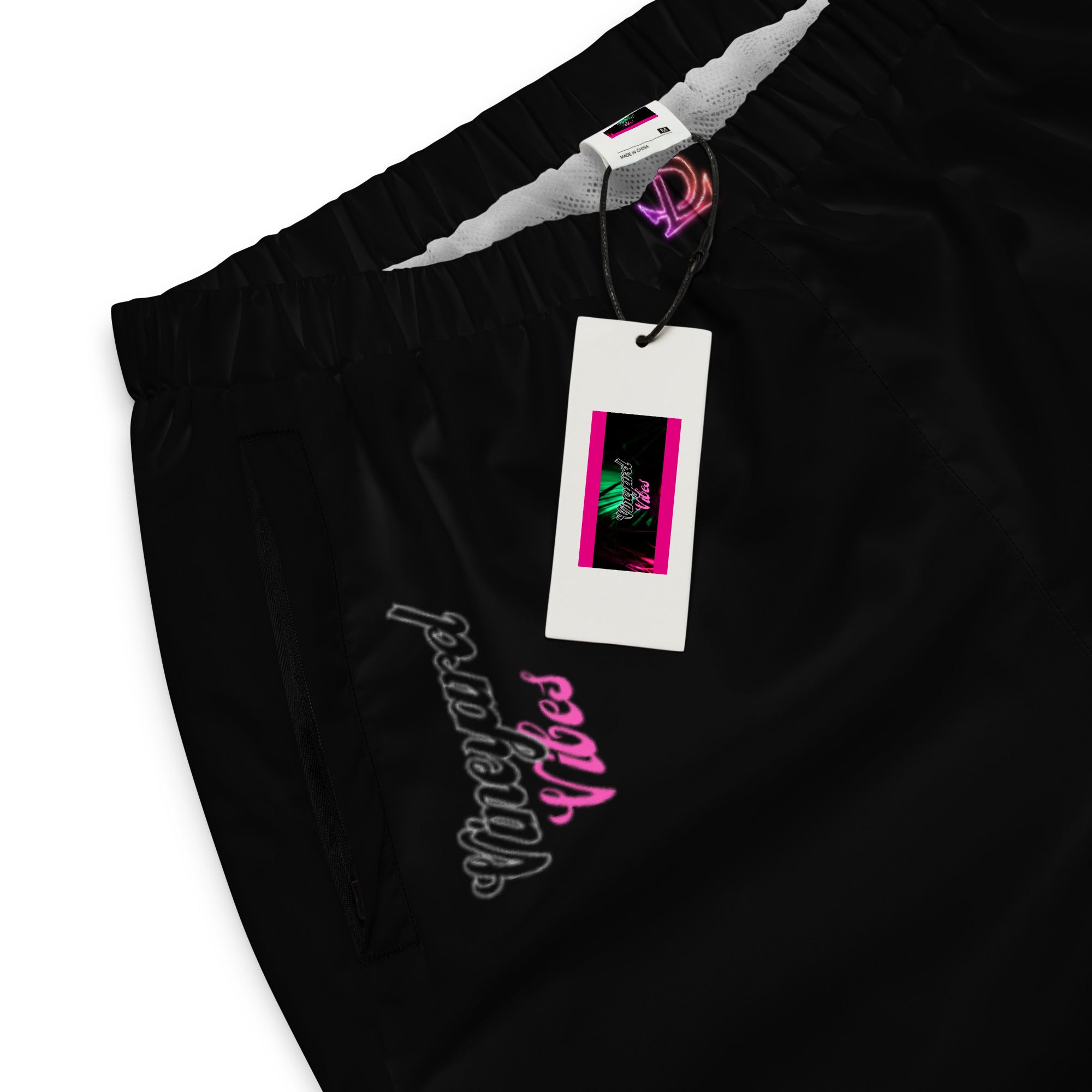 Vineyard Vibes Pink Silhouette LS - Unisex track pants Black