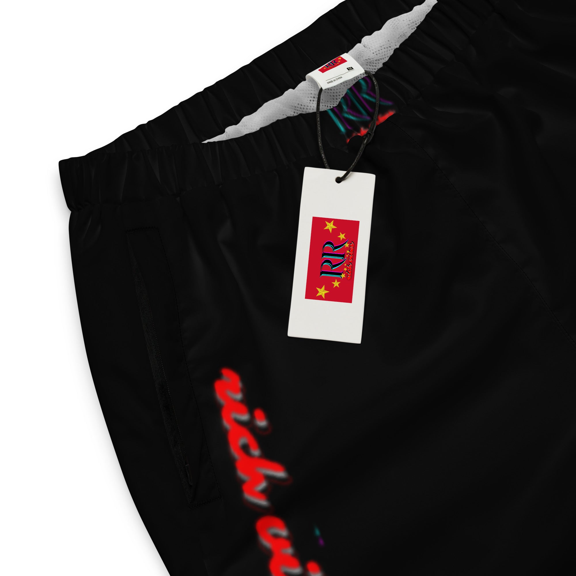 Rich Vibes RR Red Logo 3.0 - Unisex track pants Black