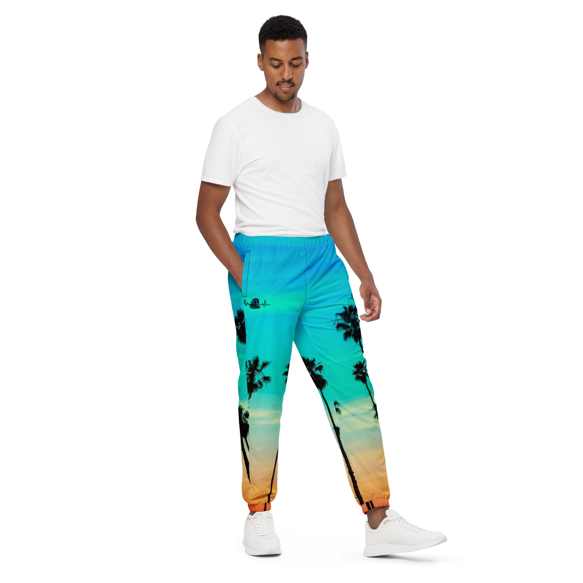 RV Pulse Blue Island Sunset 1.0 - Unisex track pants