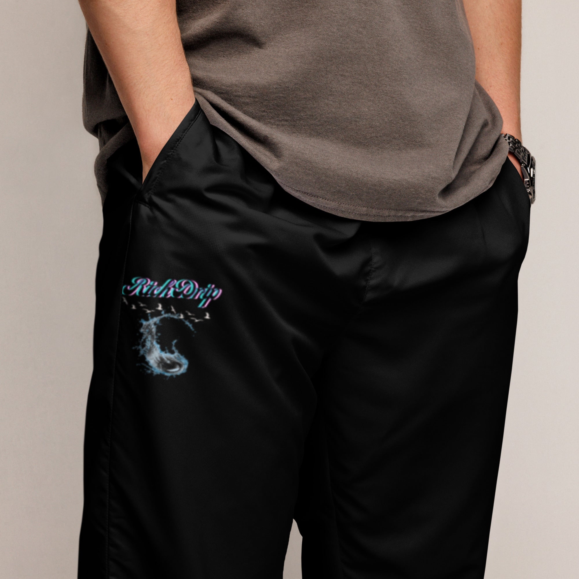 Rich Vibes Rich Drip Splash RR 2.0 - Unisex track pants Black