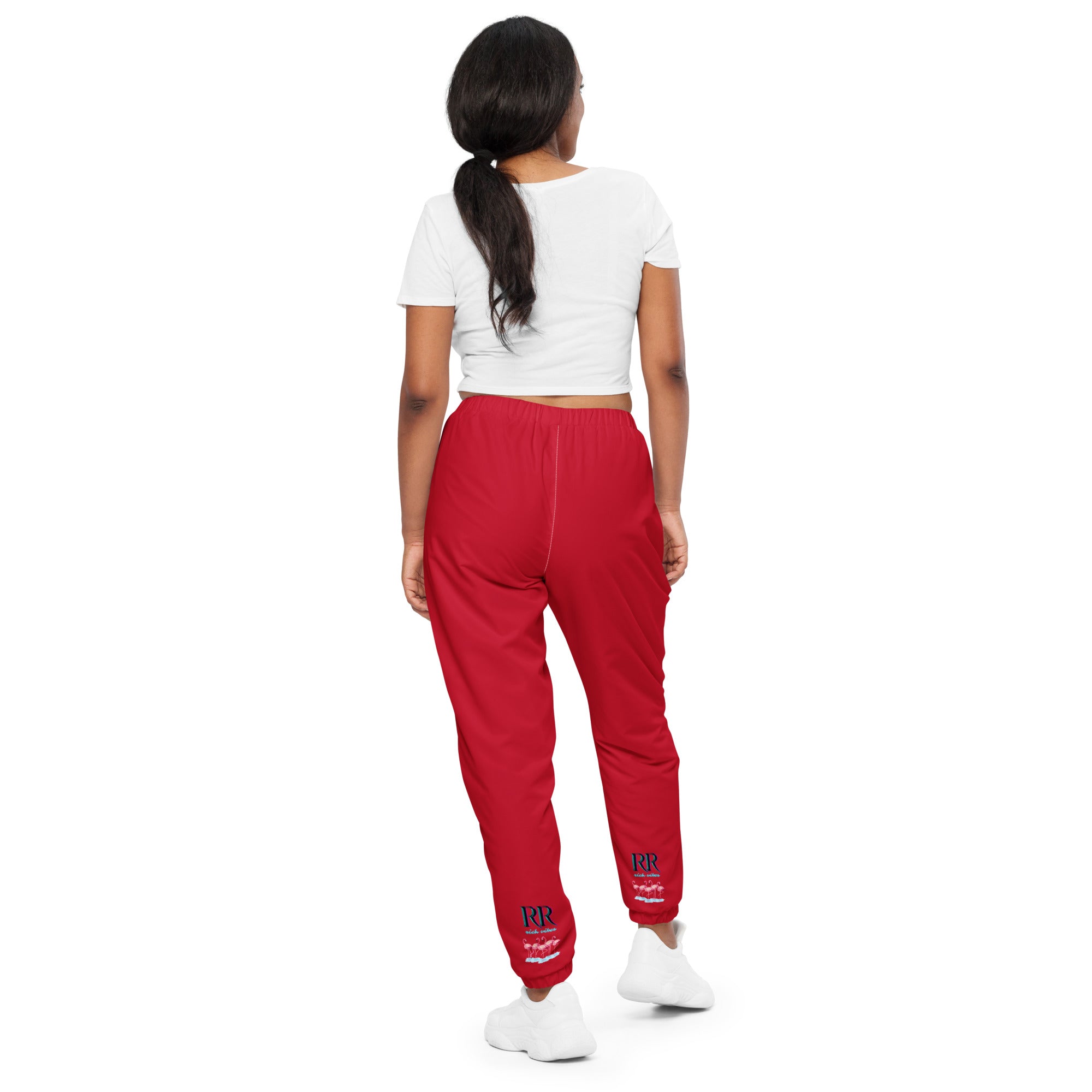 Beach Sunset Drip 1.0 - Unisex track pants Red