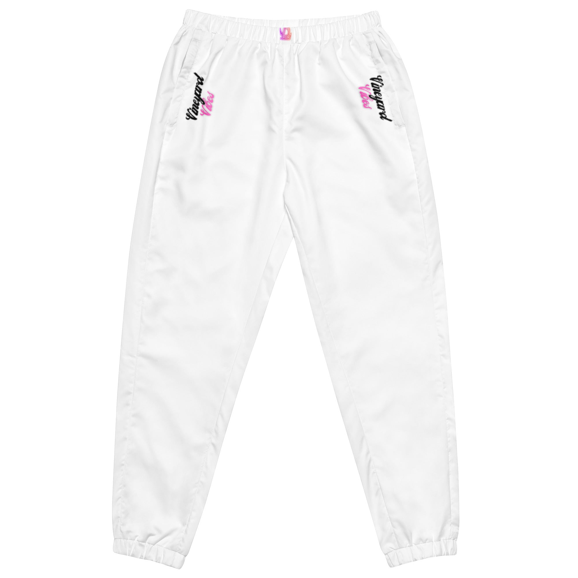 Vineyard Vibes Pink Silhouette LS - Unisex track pants White