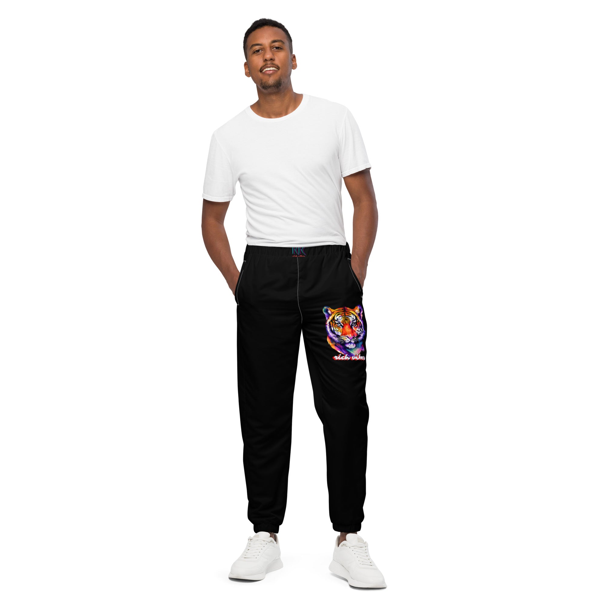 Rich Vibes Tropical Tiger RR Logo 1.5 - Unisex track pants Black
