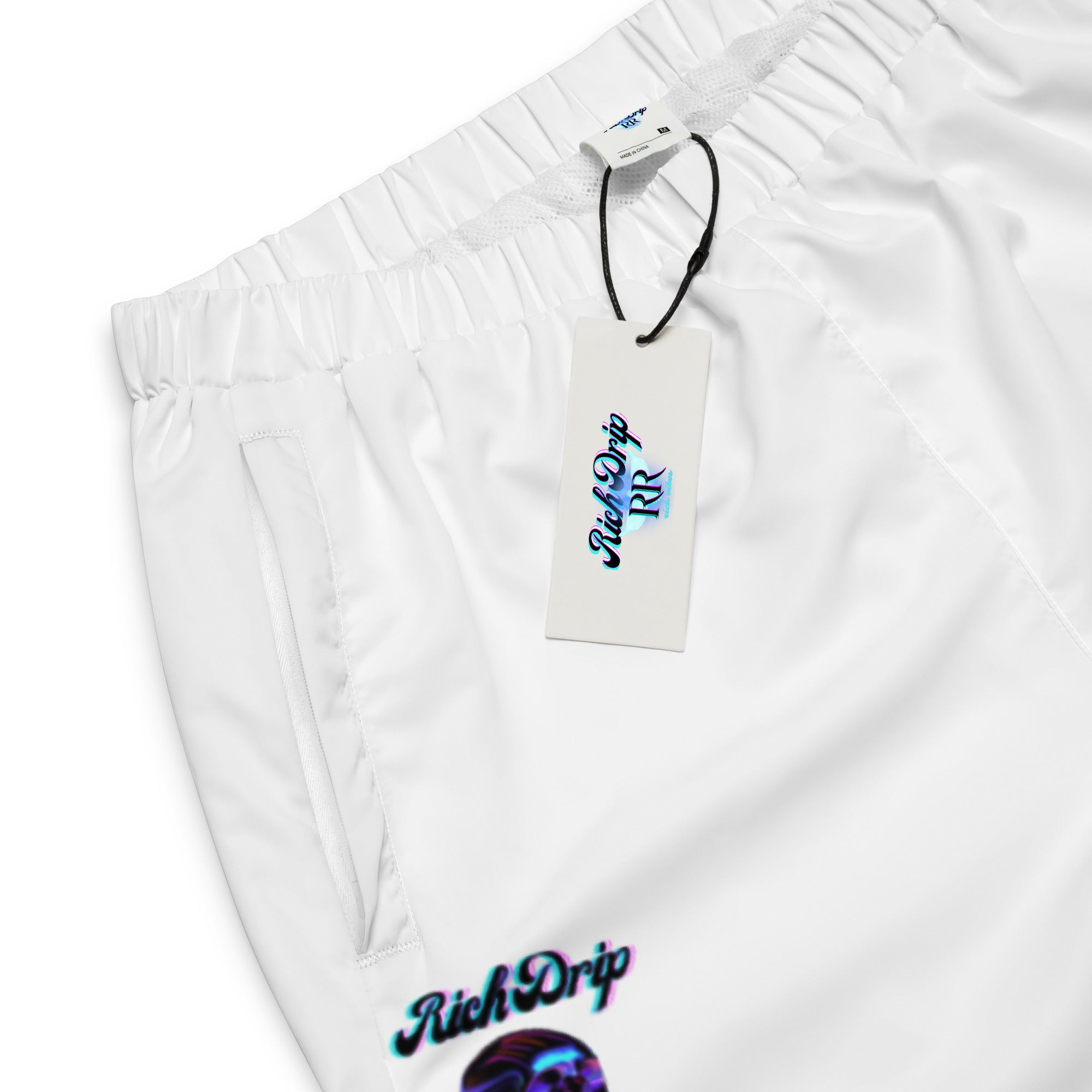 Rich Drip RR Drippy Metal Skull 1.0 - Unisex track pants White