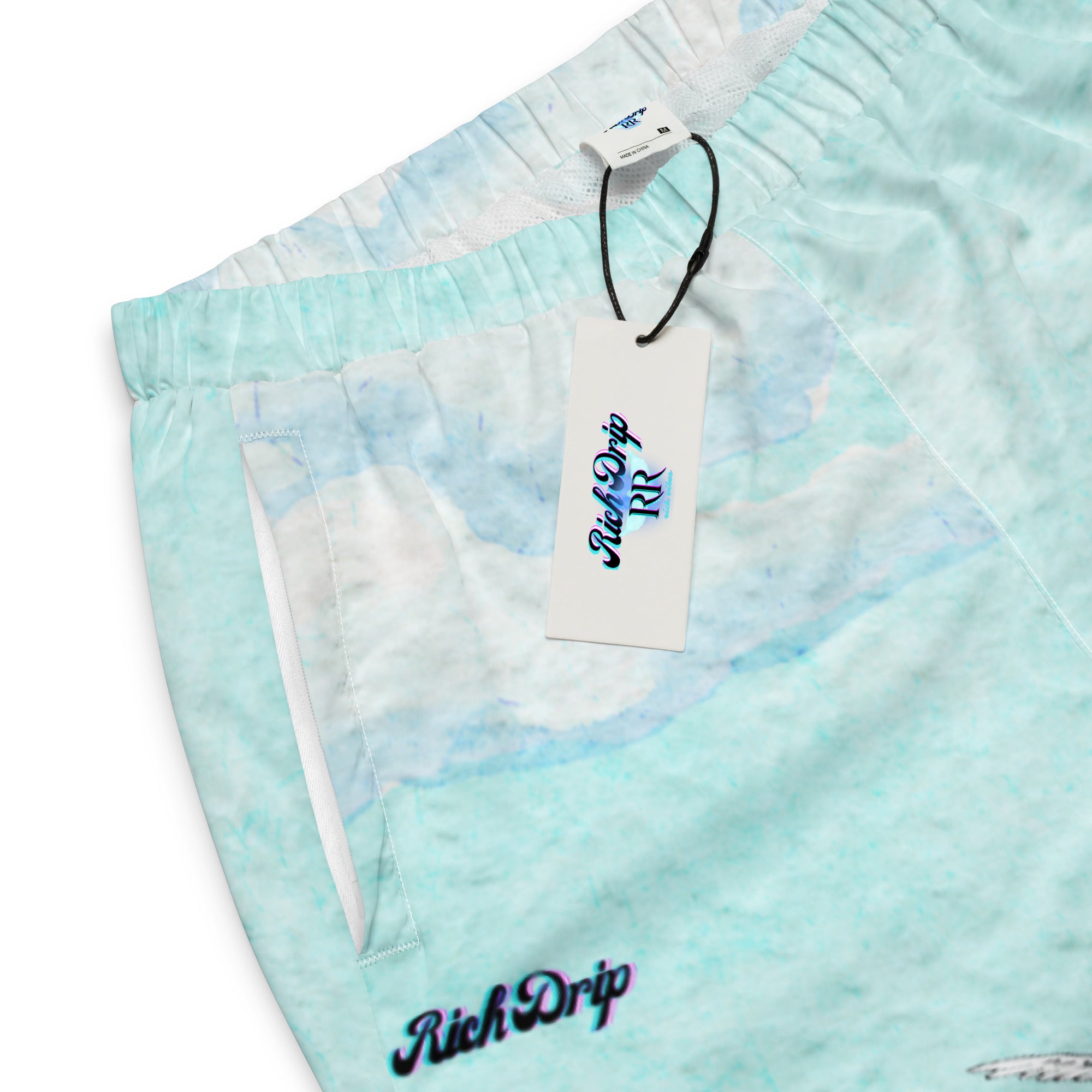 Rich Drip RR Blue Skies Beach Vibes 1.0 - Unisex track pants White