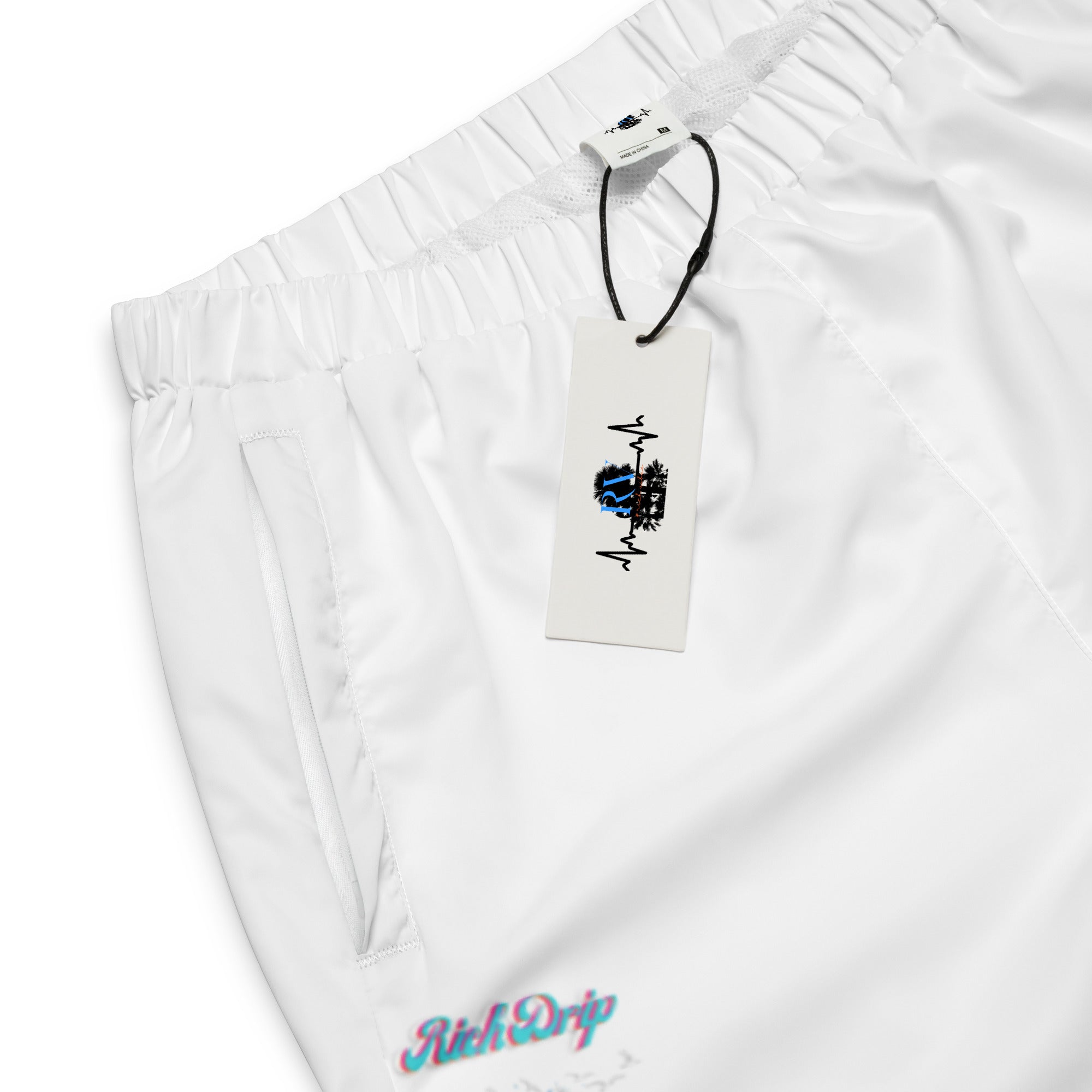 Rich Vibes Rich Drip Miami Splash RR 2.0 - Unisex track pants White