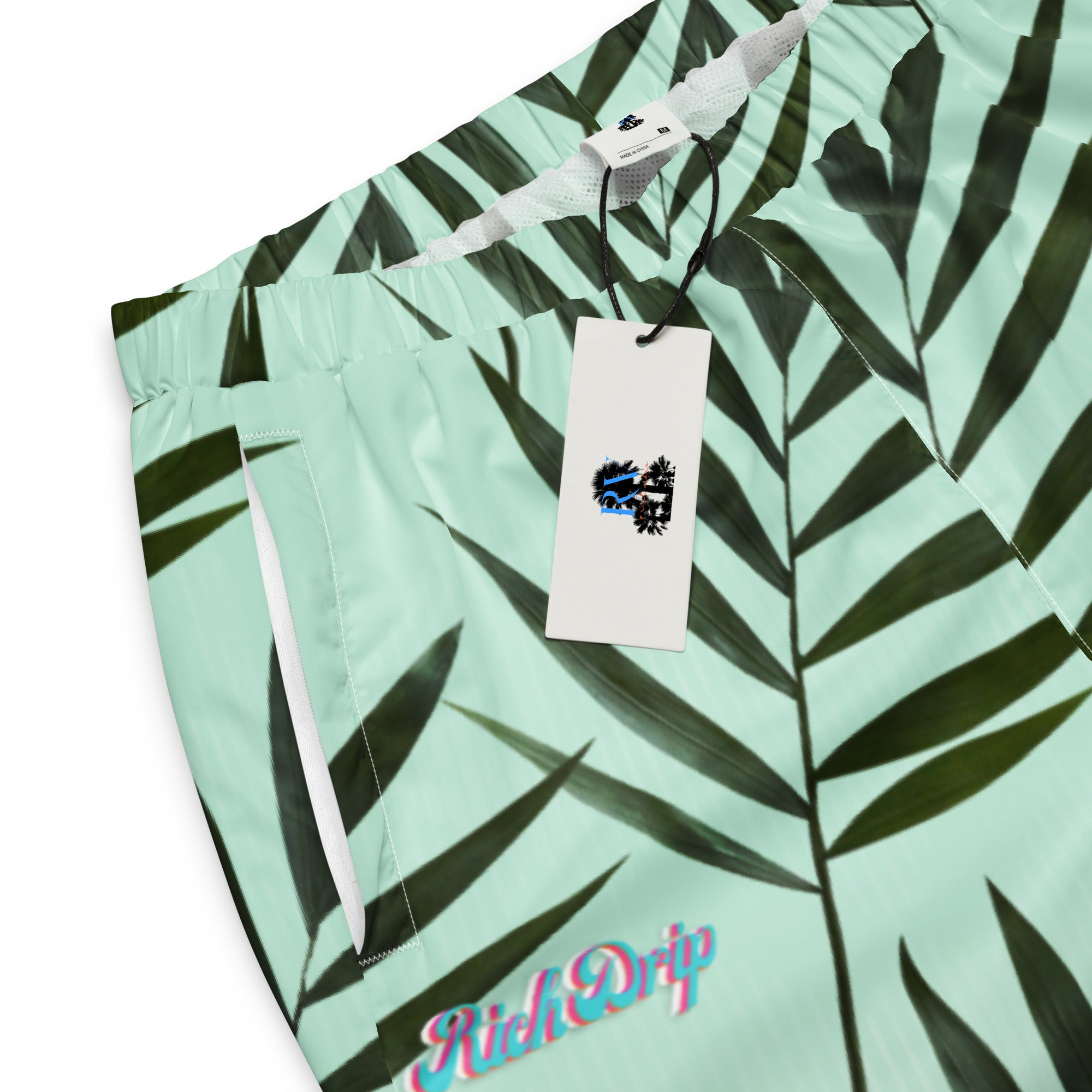 Rich Drip Iridescent Smile Palm Tree Watermelon Gradient 2 - track pants