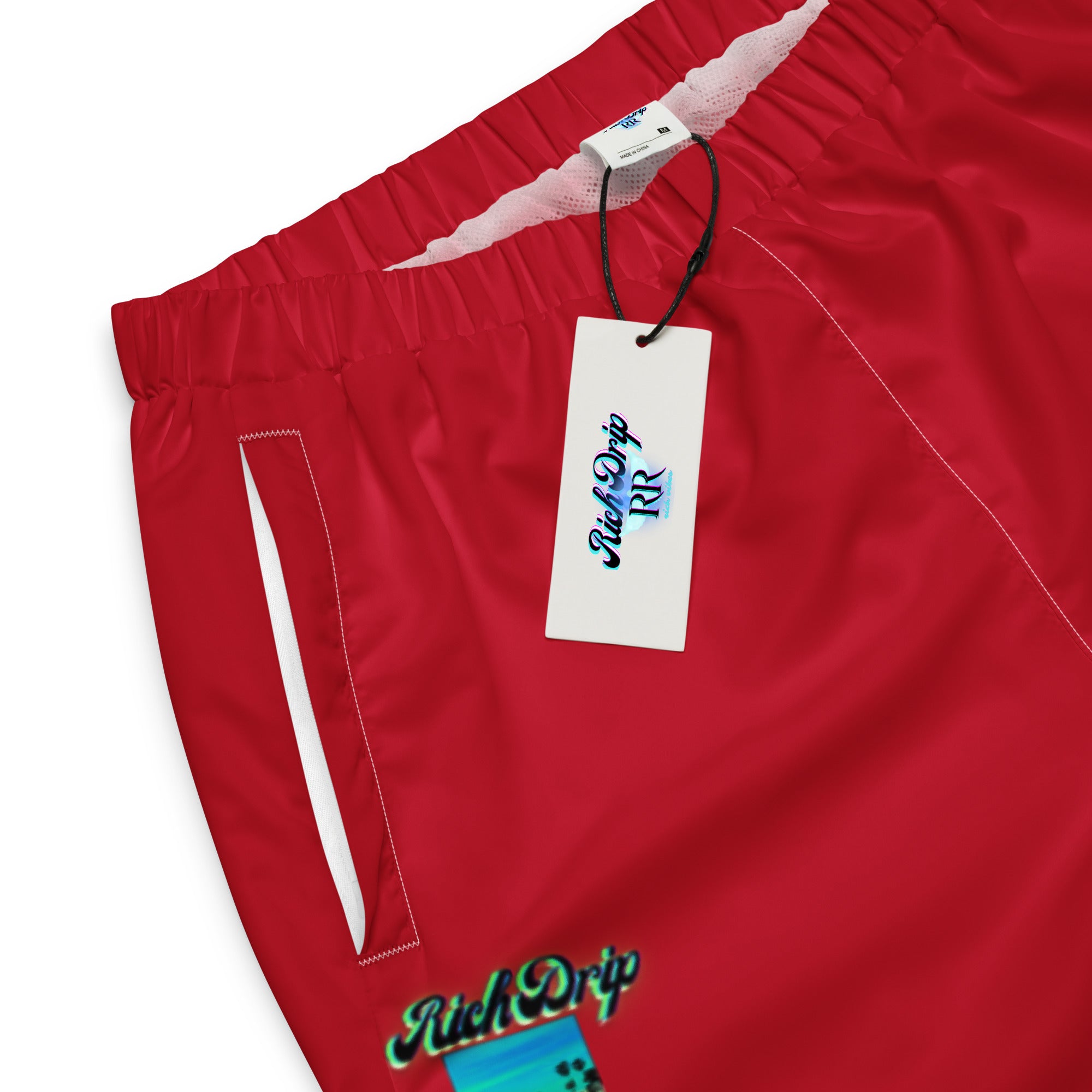 Beach Sunset Drip 1.0 - Unisex track pants Red