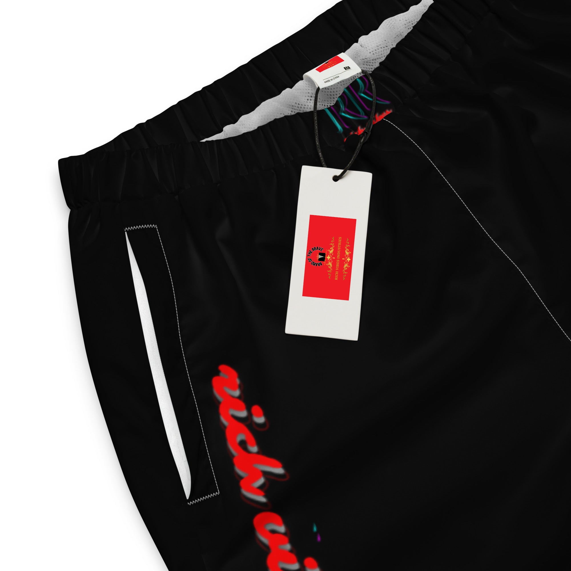 Rich Vibes Rose RR Logo 3.1 - Unisex track pants Black