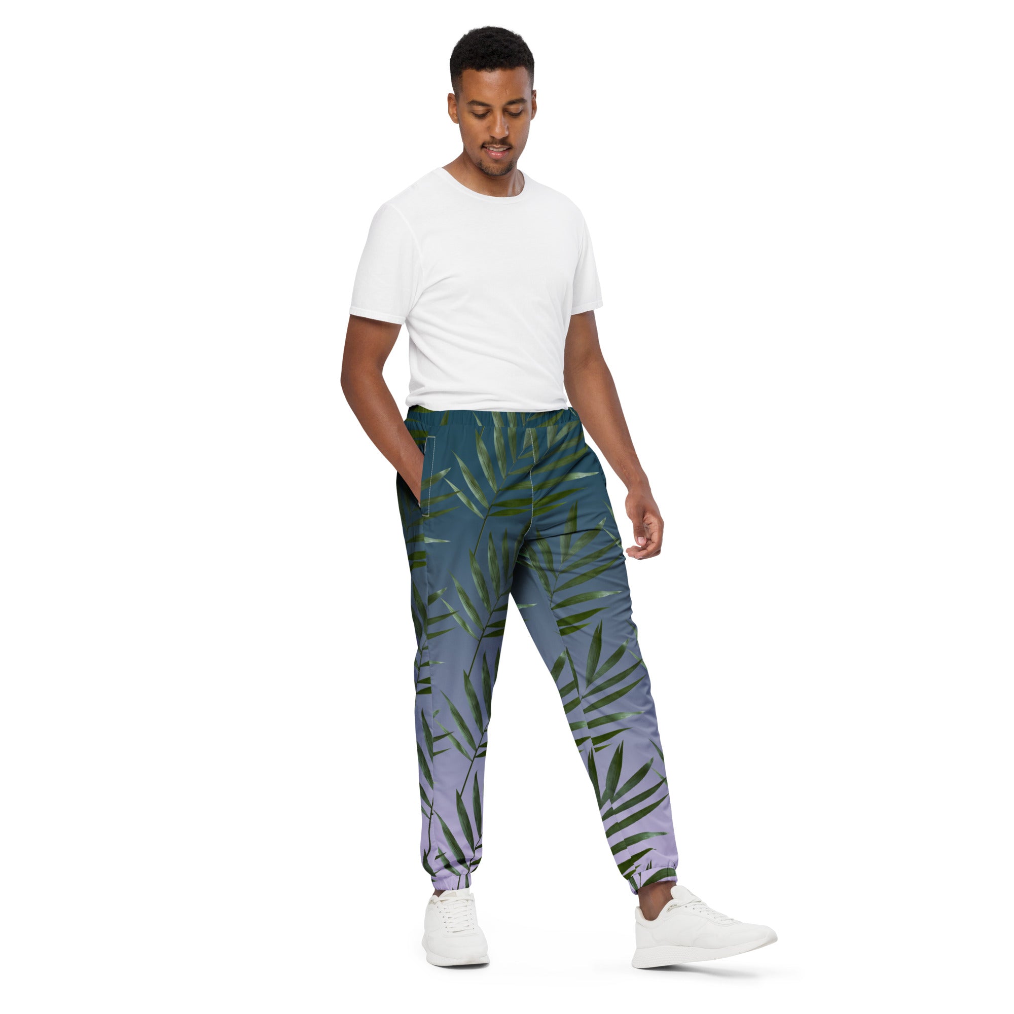 Rich Vibes Palm Tree Gradient 4 - track pants