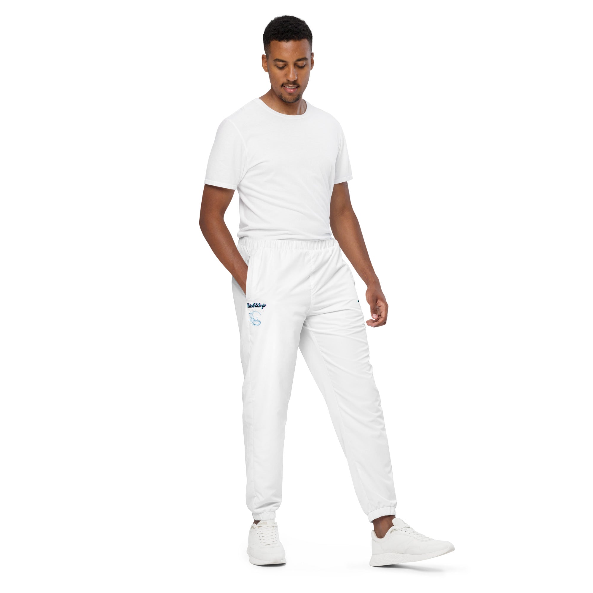 Rich Vibes Rich Drip Splash 1.0 - Unisex track pants White