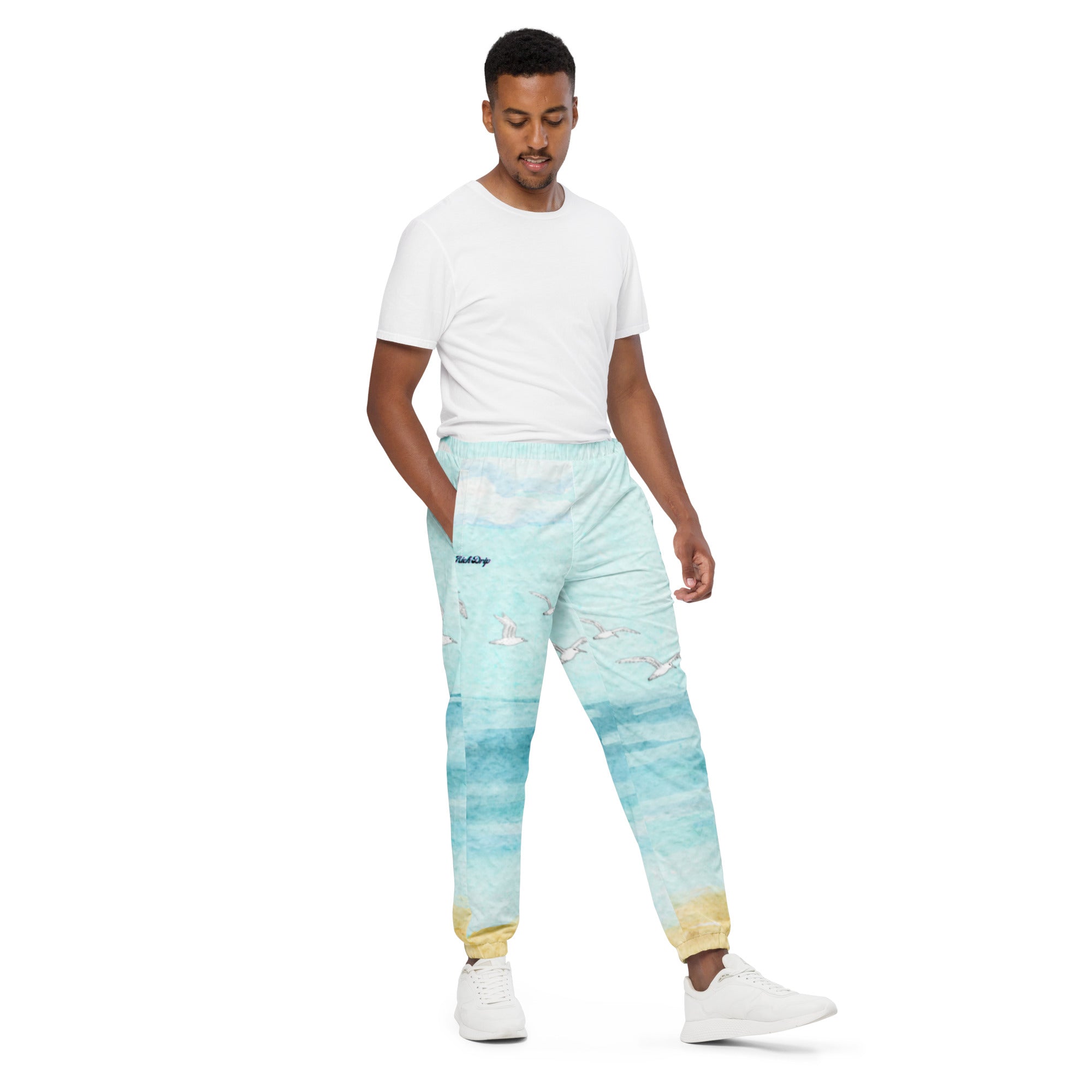 Rich Drip RR Blue Skies Beach Vibes 1.0 - Unisex track pants White