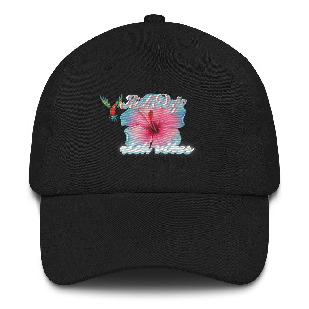 RV Rich Drip Tropical Flower 1.0 - Dad hat Black