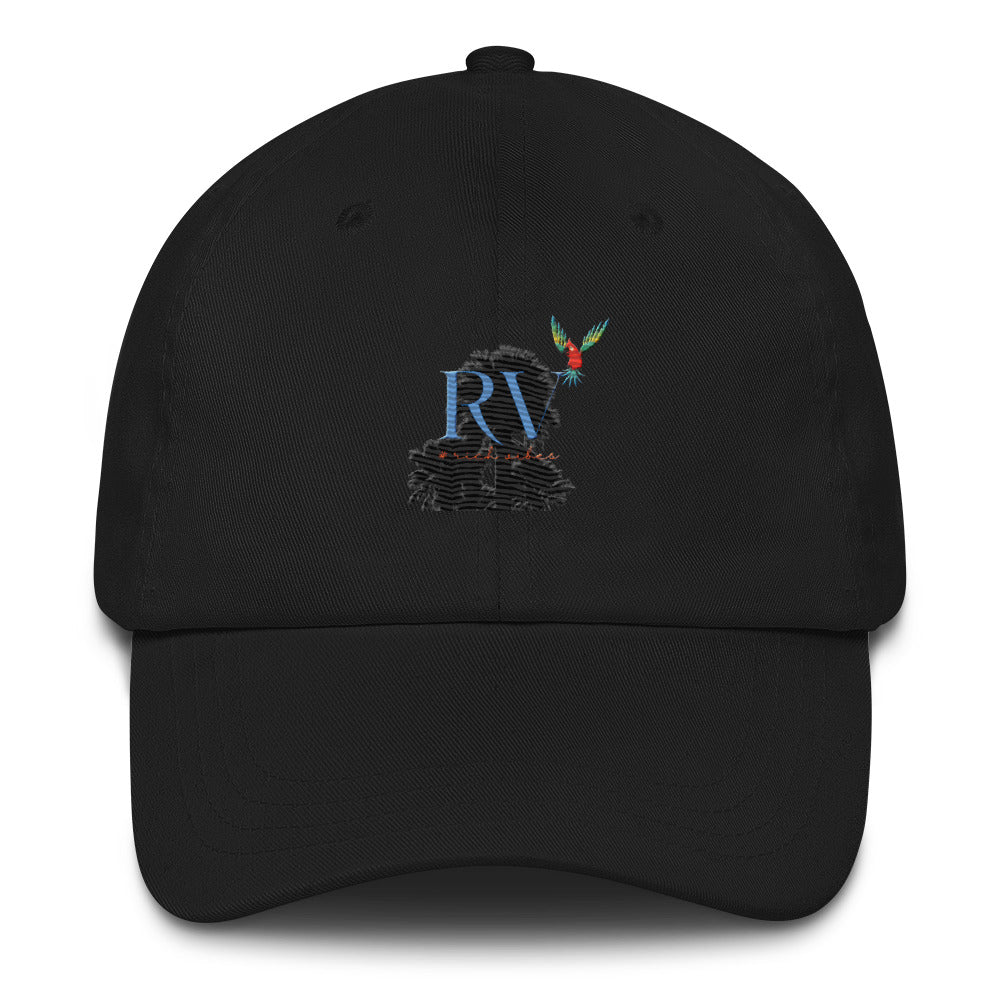 Rich Vibes RV Palm Tree Silhouette - Dad hat Black