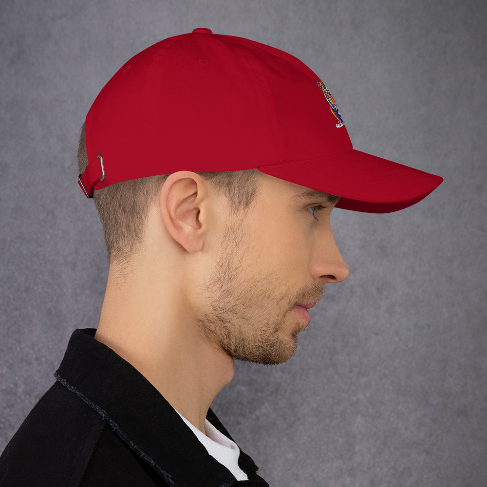 Rich Vibes Tropical Jungle Tiger 1.0 - Dad hat Royal Red