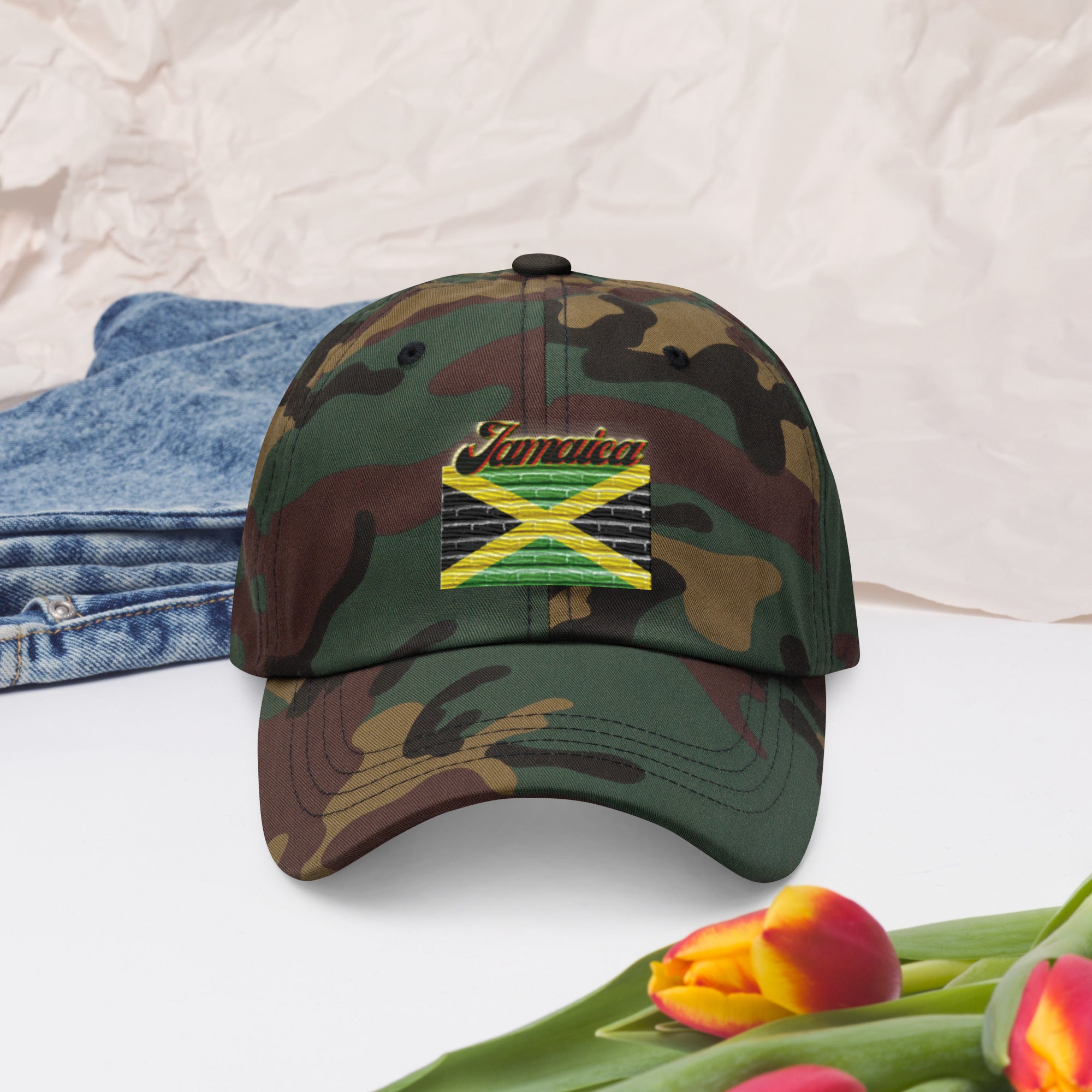 Jamaica Camo - Dad hat