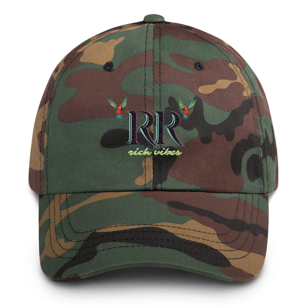 Rich Vibes RR Volt Logo - Dad hat Camo