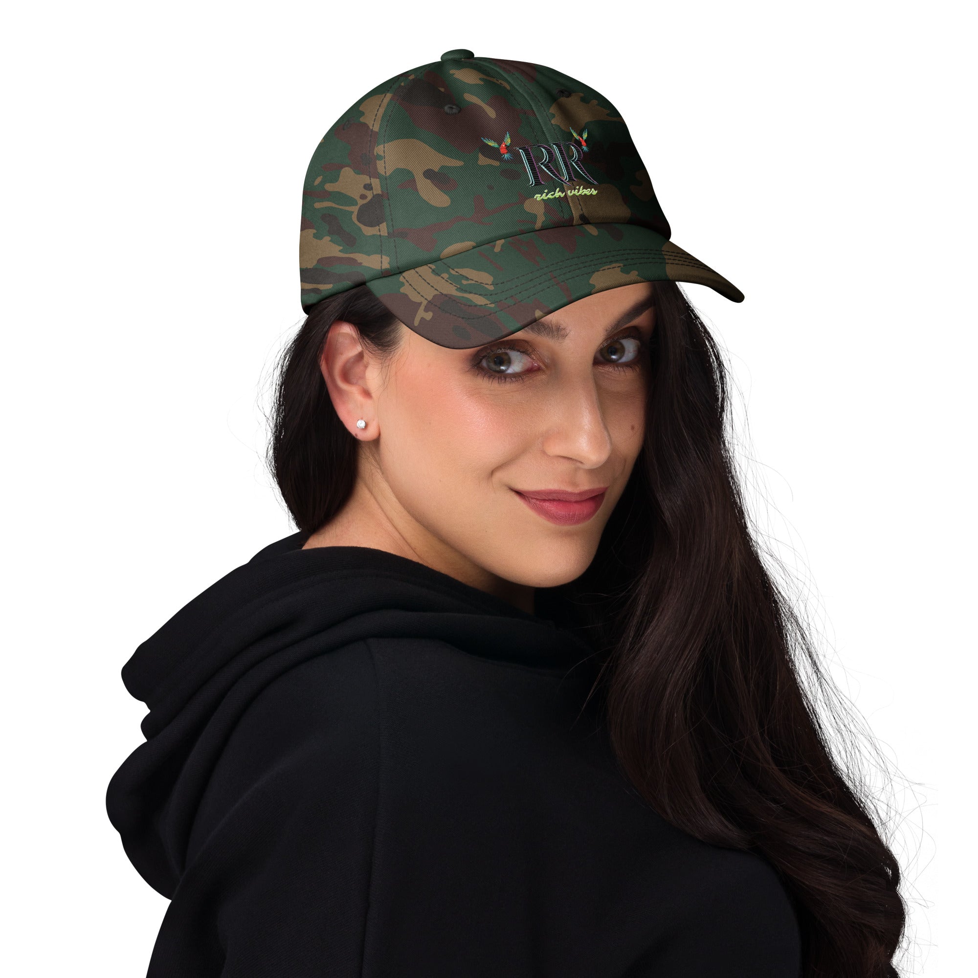 Rich Vibes RR Volt Logo - Dad hat Camo