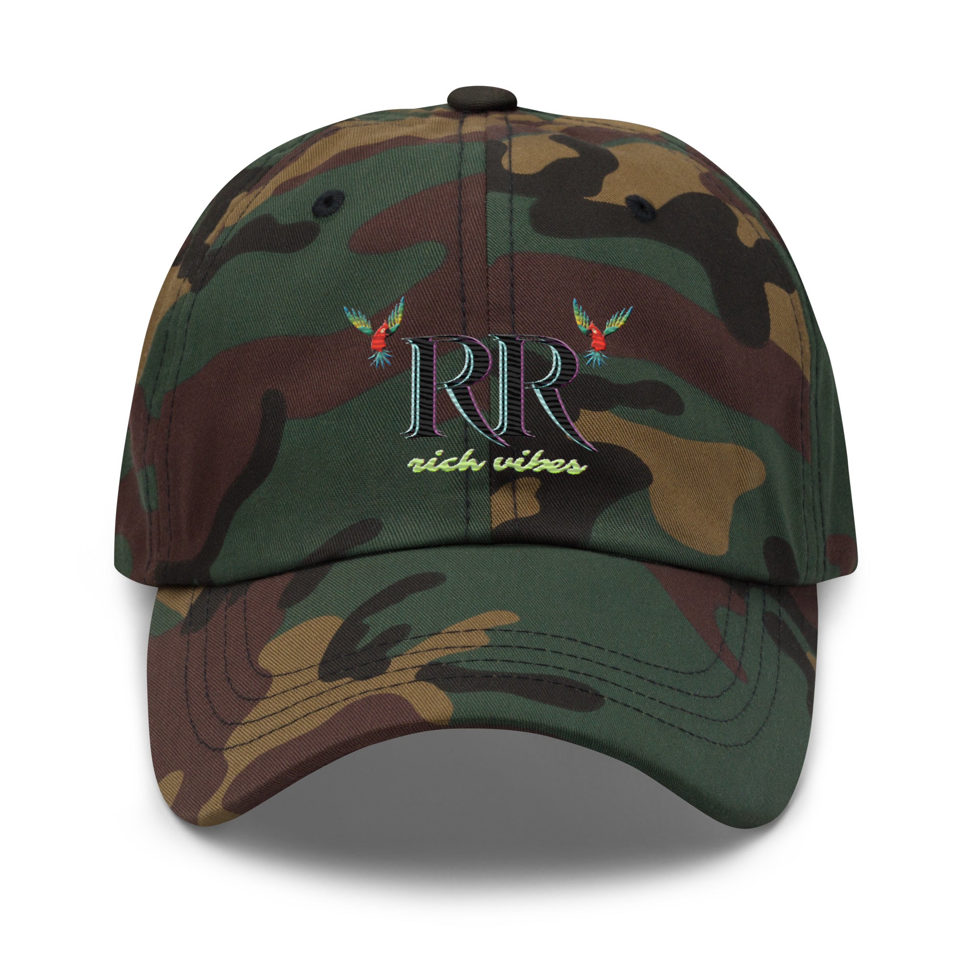 Rich Vibes RR Volt Logo - Dad hat Camo