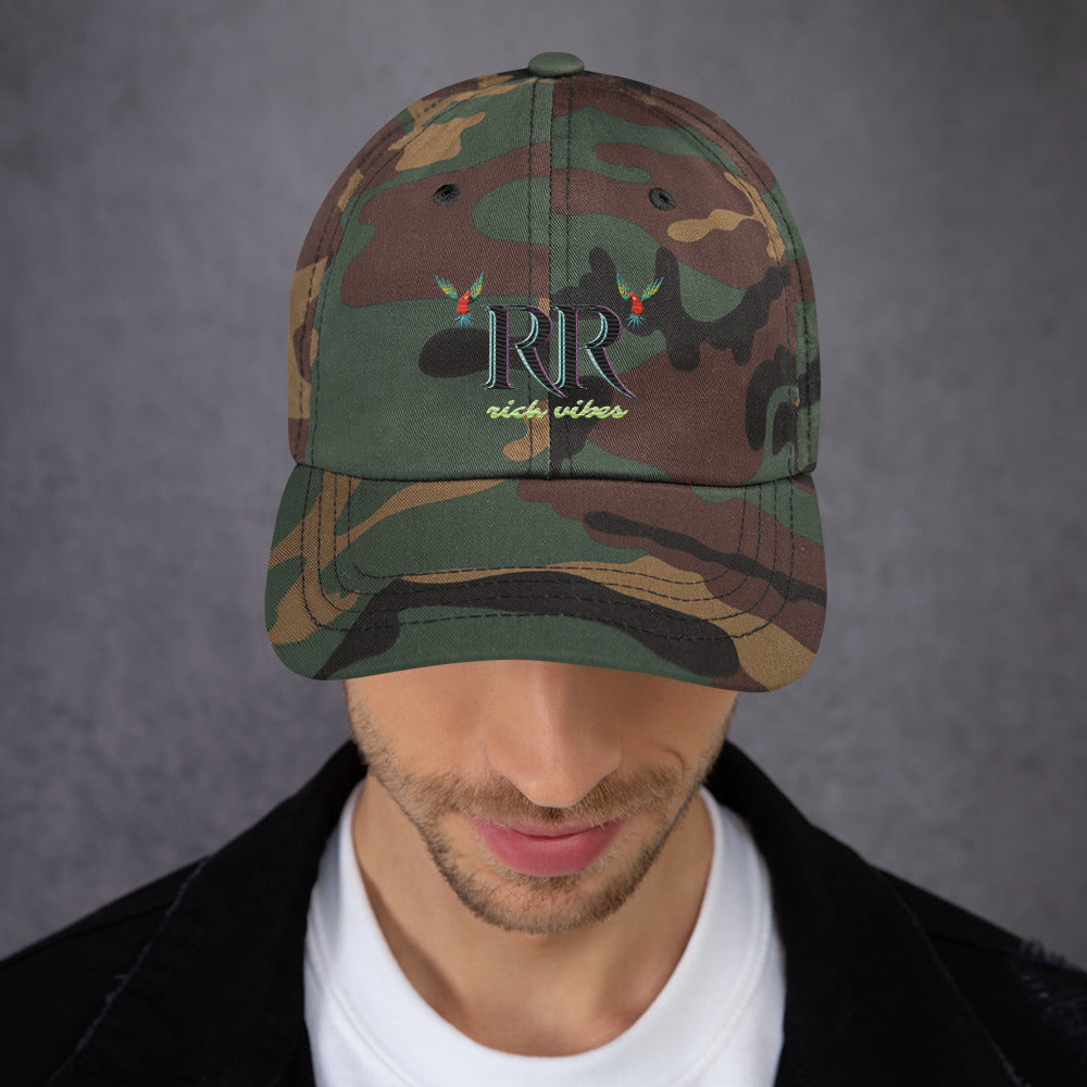 Rich Vibes RR Volt Logo - Dad hat Camo
