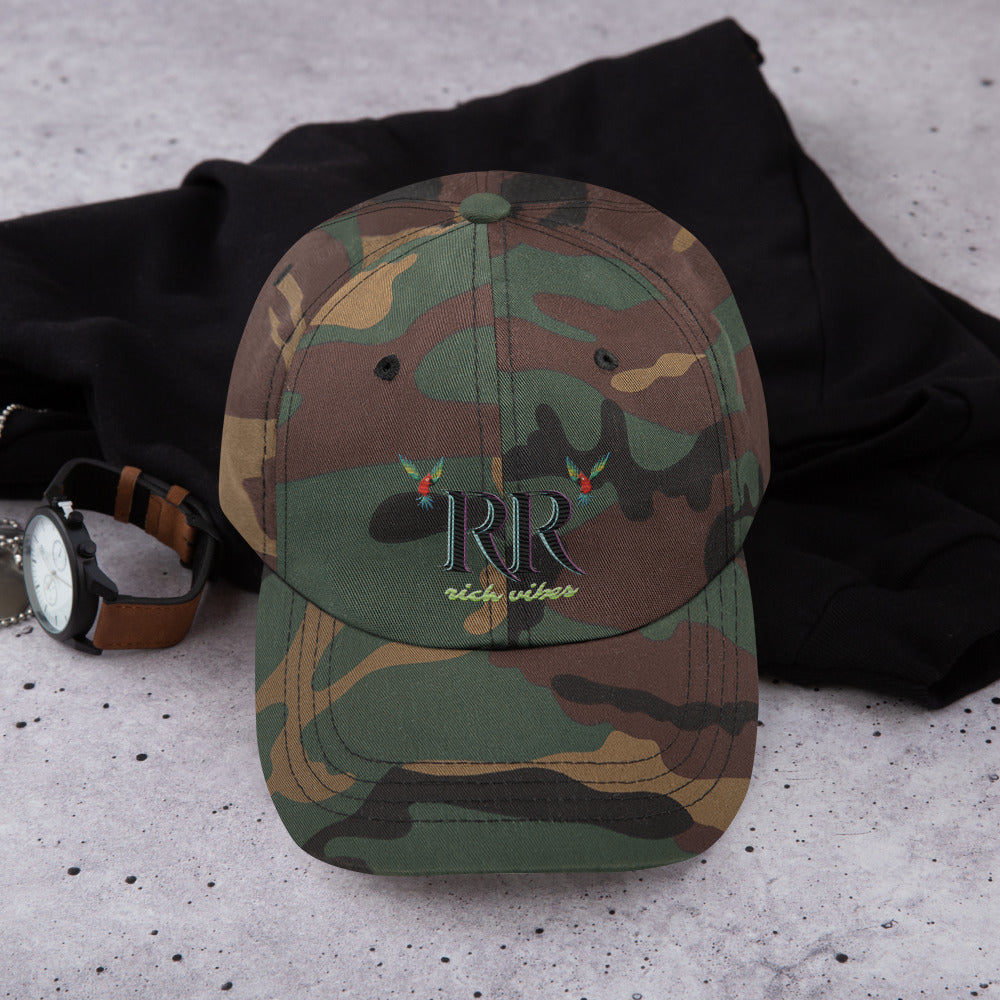 Rich Vibes RR Volt Logo - Dad hat Camo
