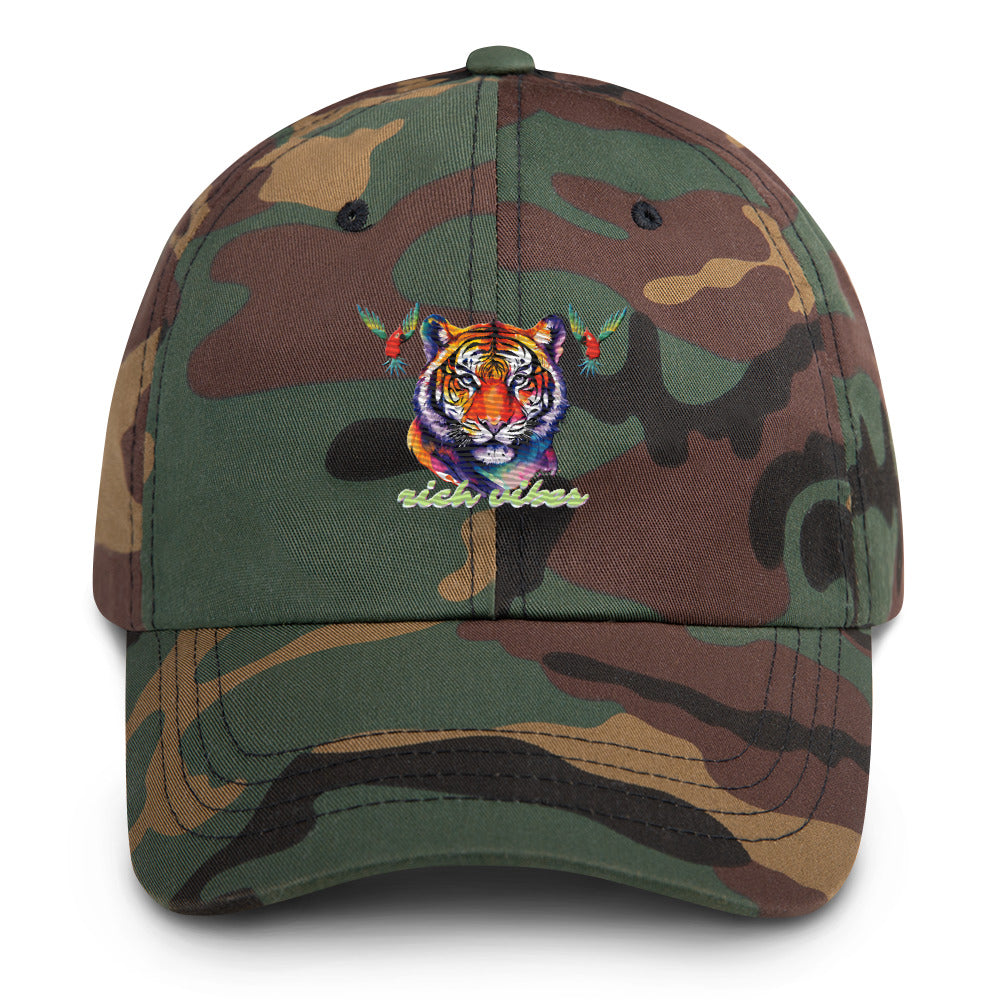 Rich Vibes Tropical Jungle Tiger 3.5 - Dad hat Camo