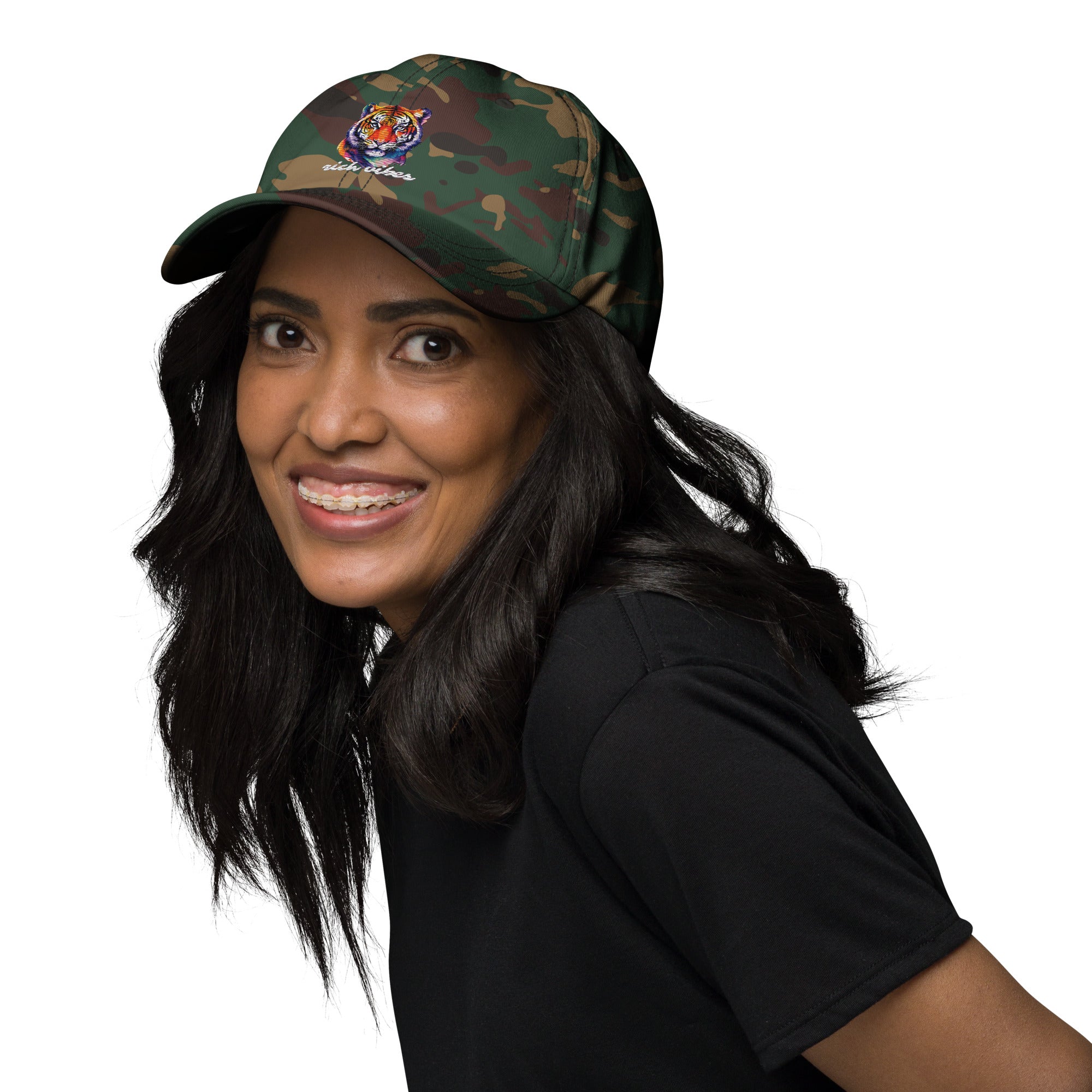 Rich Vibes Tropical Jungle Tiger 1.0 - Dad hat Camo