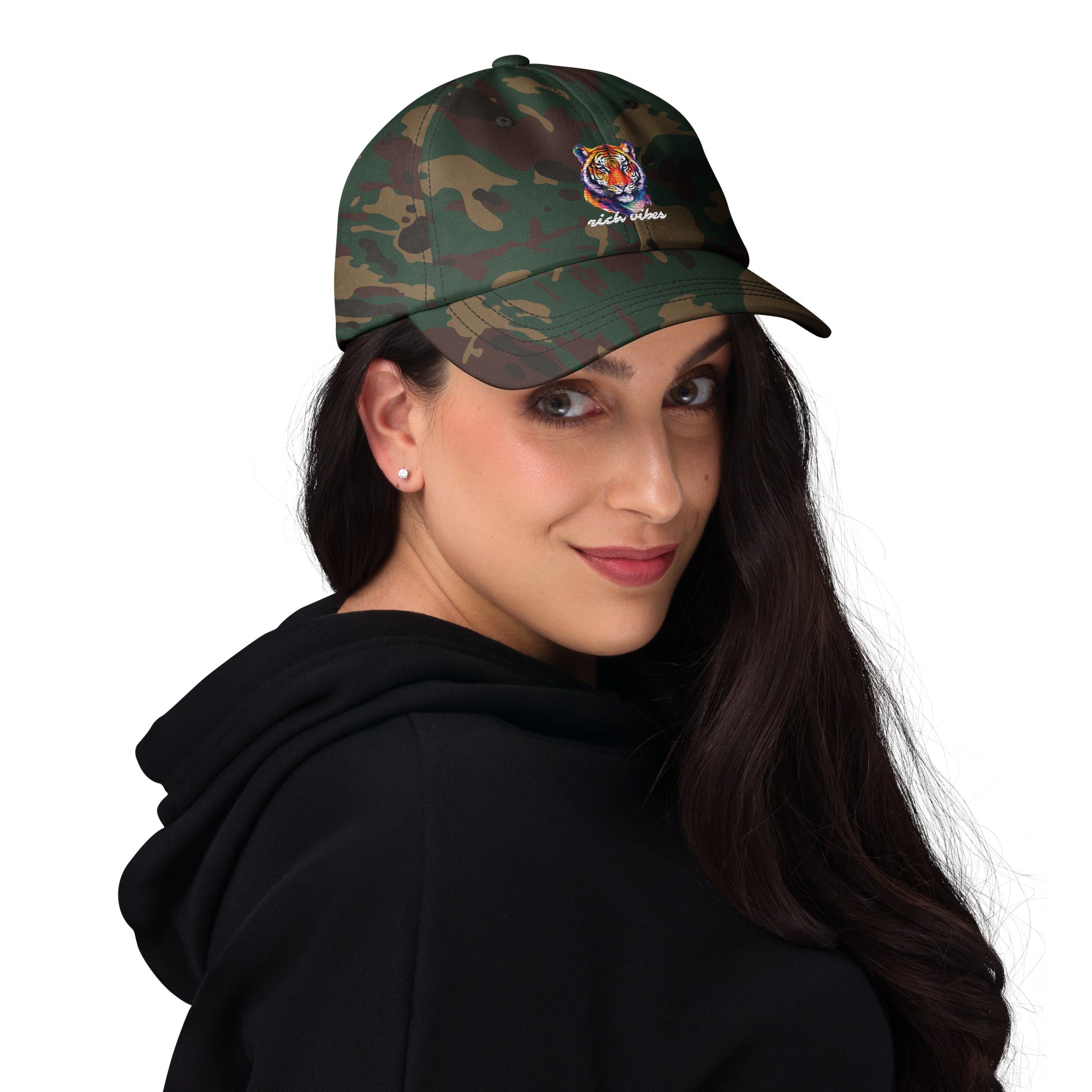 Rich Vibes Tropical Jungle Tiger 1.0 - Dad hat Camo