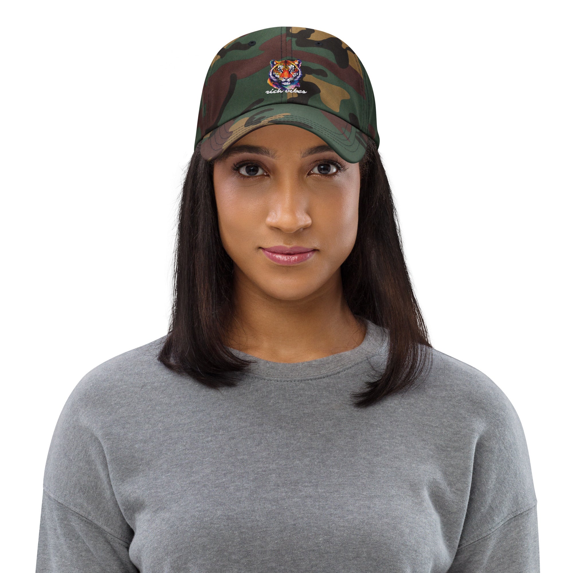 Rich Vibes Tropical Jungle Tiger 1.0 - Dad hat Camo