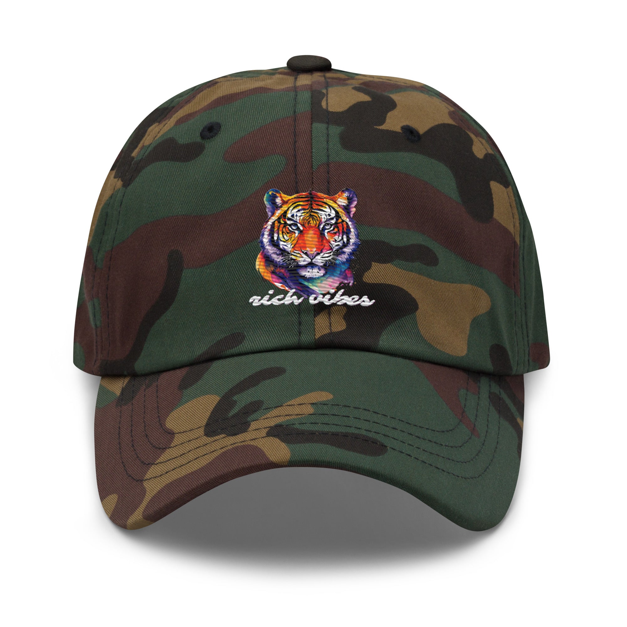 Rich Vibes Tropical Jungle Tiger 1.0 - Dad hat Camo