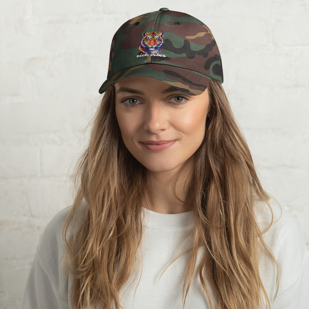 Rich Vibes Tropical Jungle Tiger 1.0 - Dad hat Camo