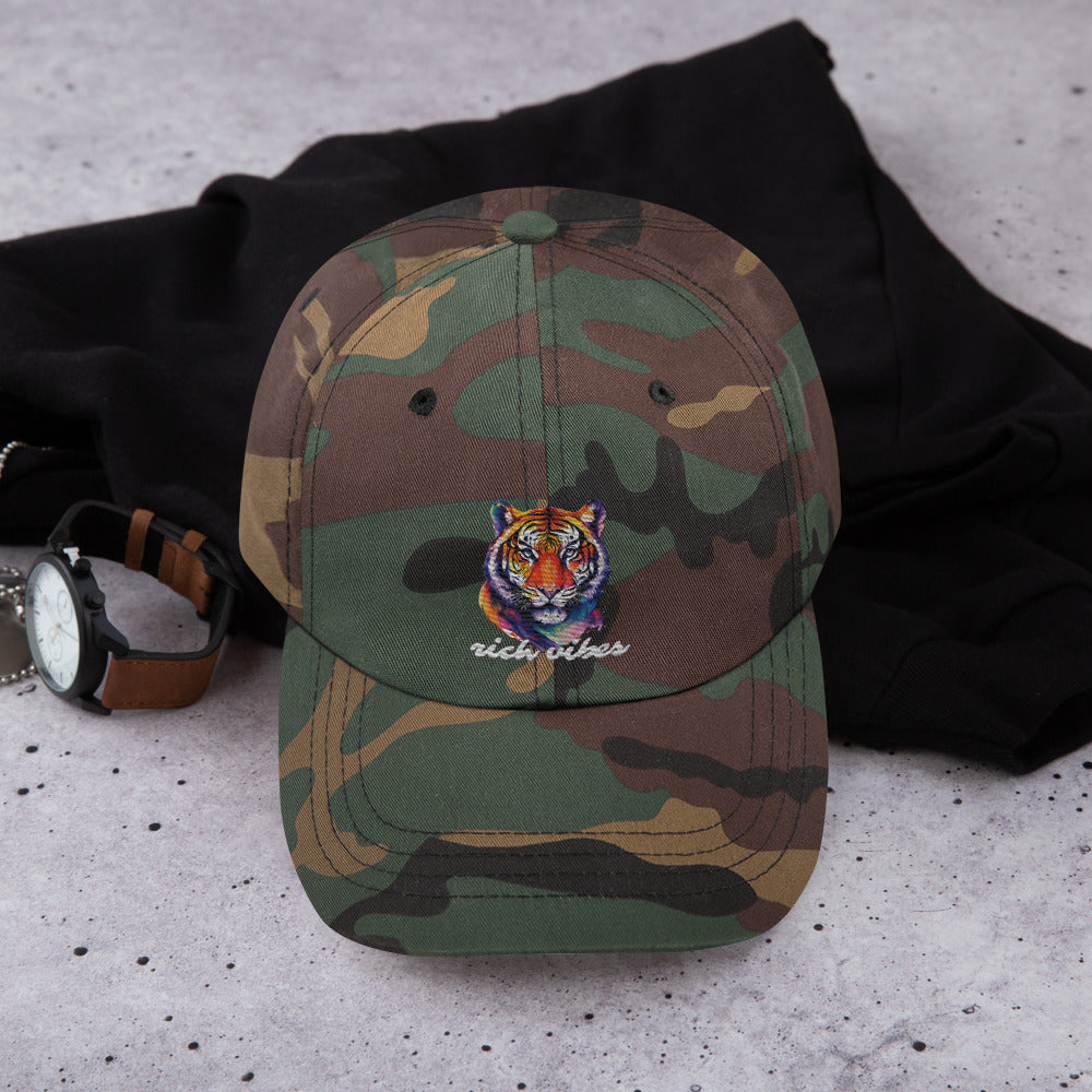 Rich Vibes Tropical Jungle Tiger 1.0 - Dad hat Camo
