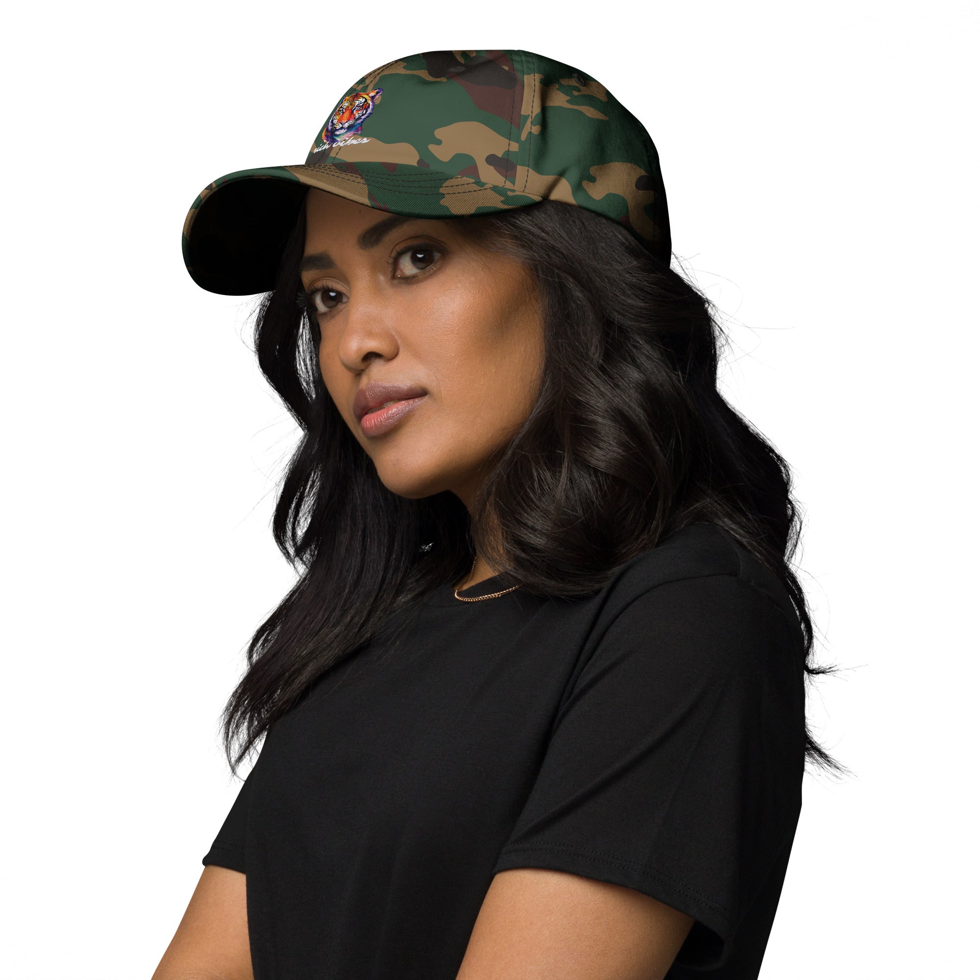 Rich Vibes Tropical Jungle Tiger 1.0 - Dad hat Camo