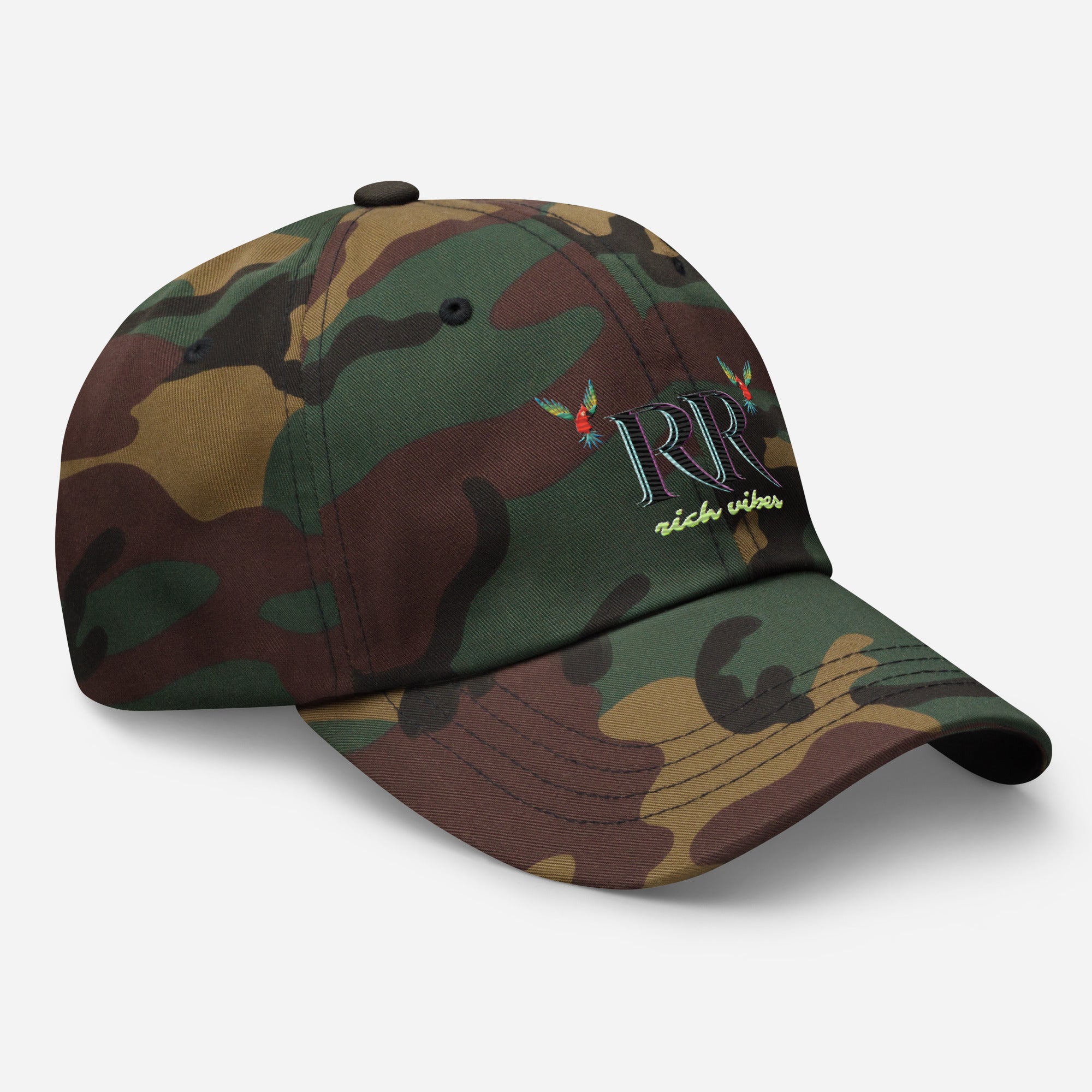 Rich Vibes RR Volt Logo - Dad hat Camo
