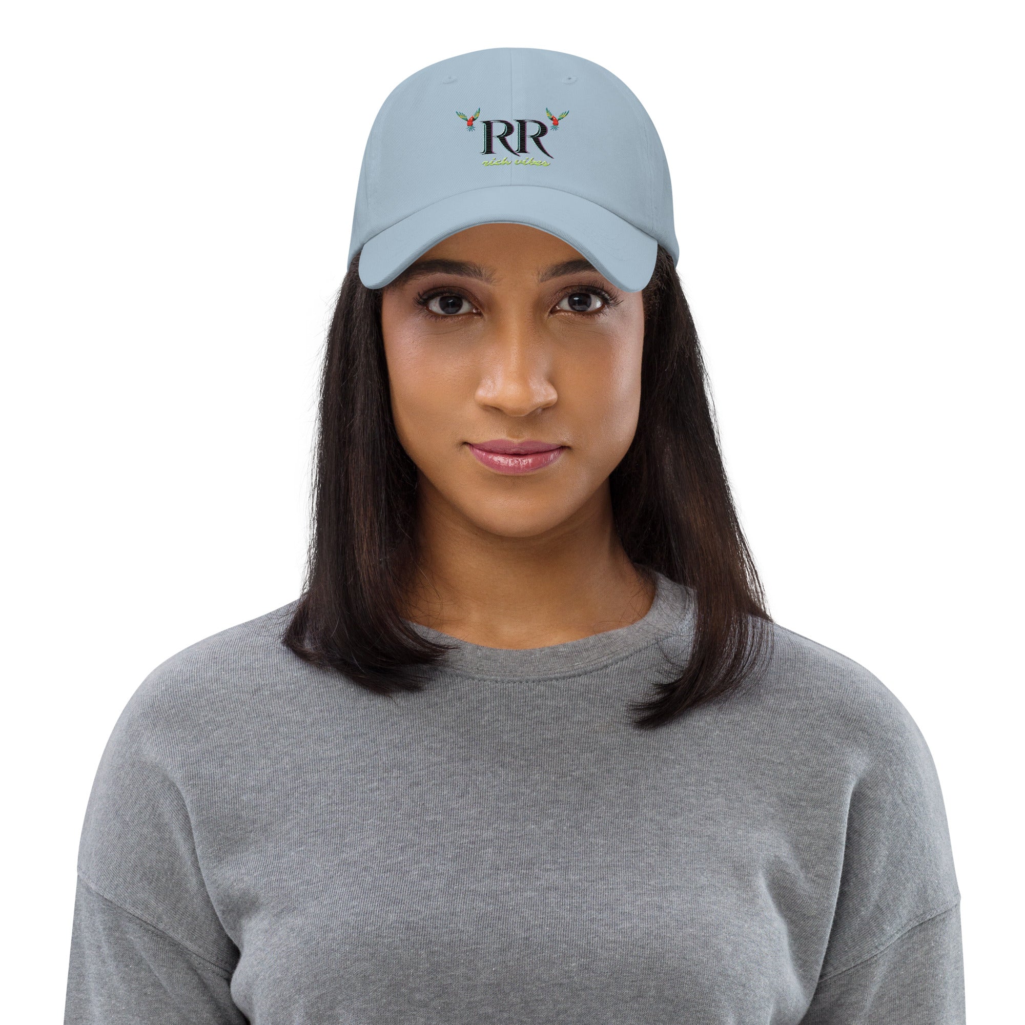 Rich Vibes RR Volt Logo - Dad hat Baby Blue