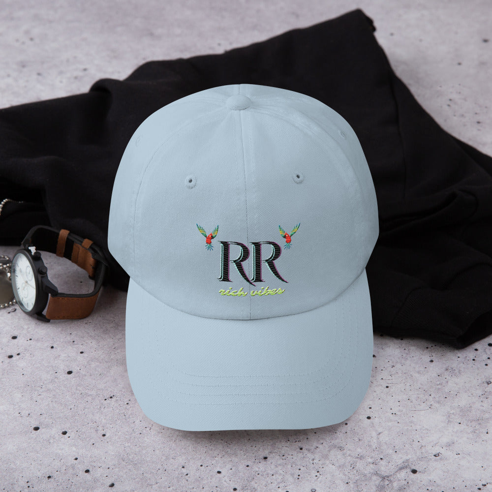 Rich Vibes RR Volt Logo - Dad hat Baby Blue