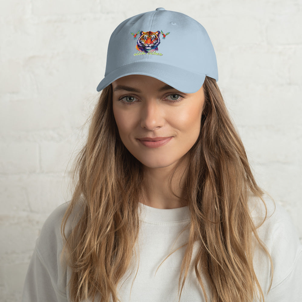 Rich Vibes Tropical Jungle Tiger 3.5 - Dad hat Baby Blue