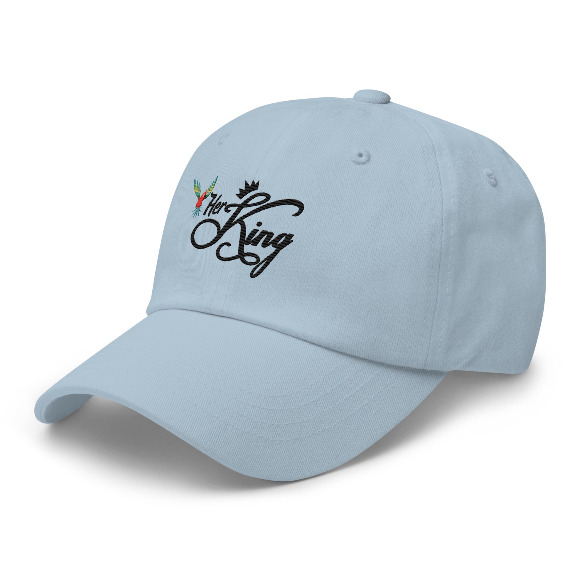 Her King Crown - Dad hat Light Blue