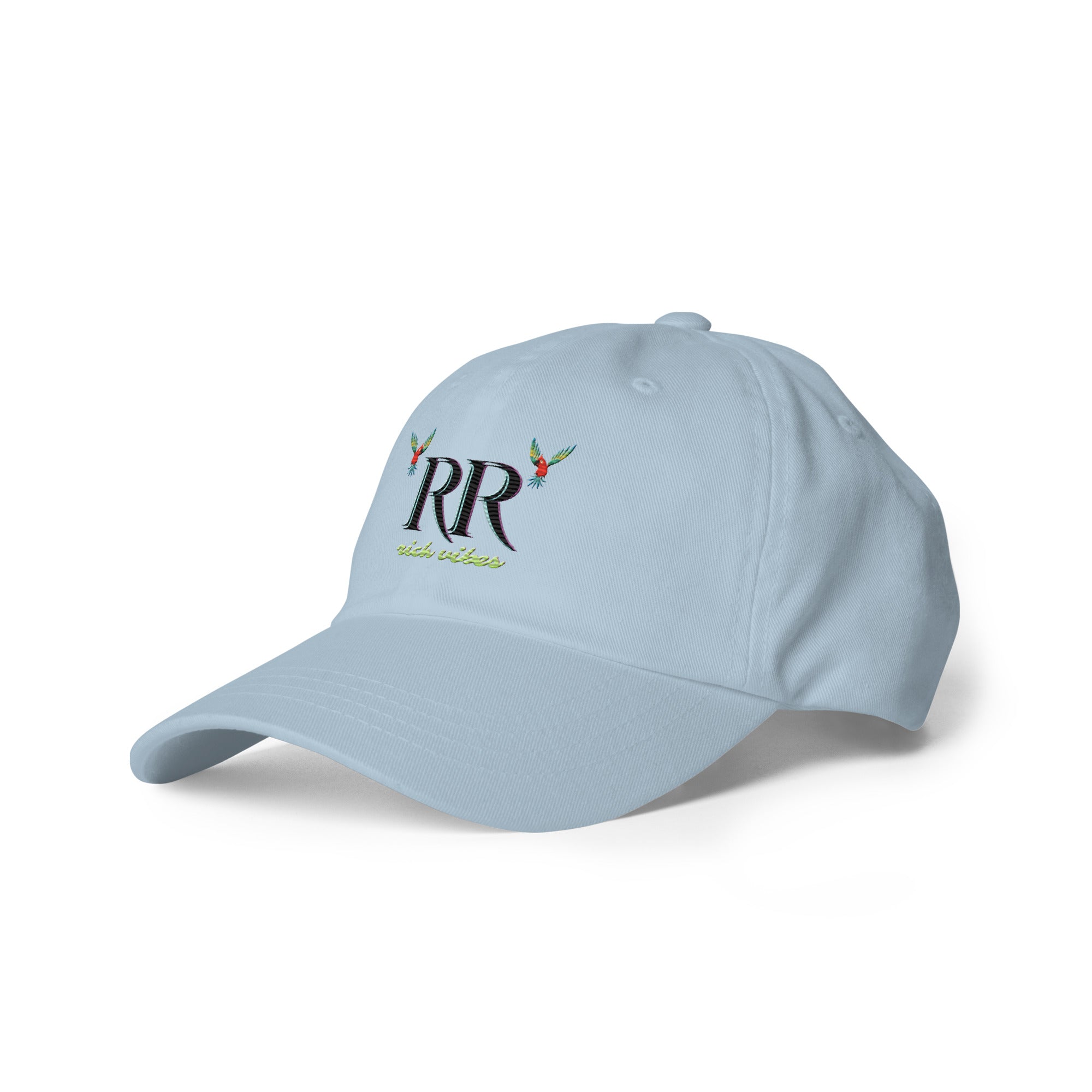Rich Vibes RR Volt Logo - Dad hat Baby Blue