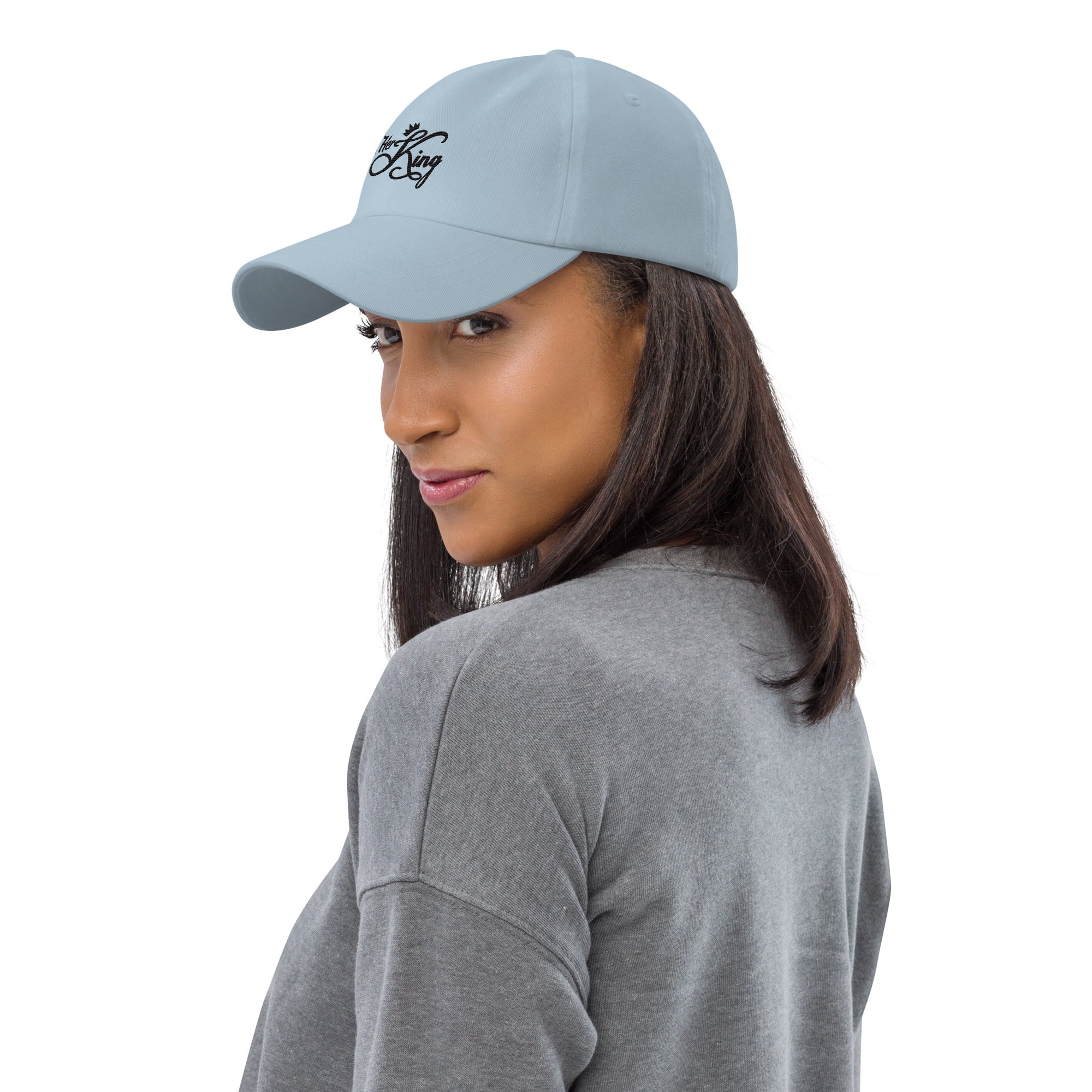 Her King Crown - Dad hat Light Blue