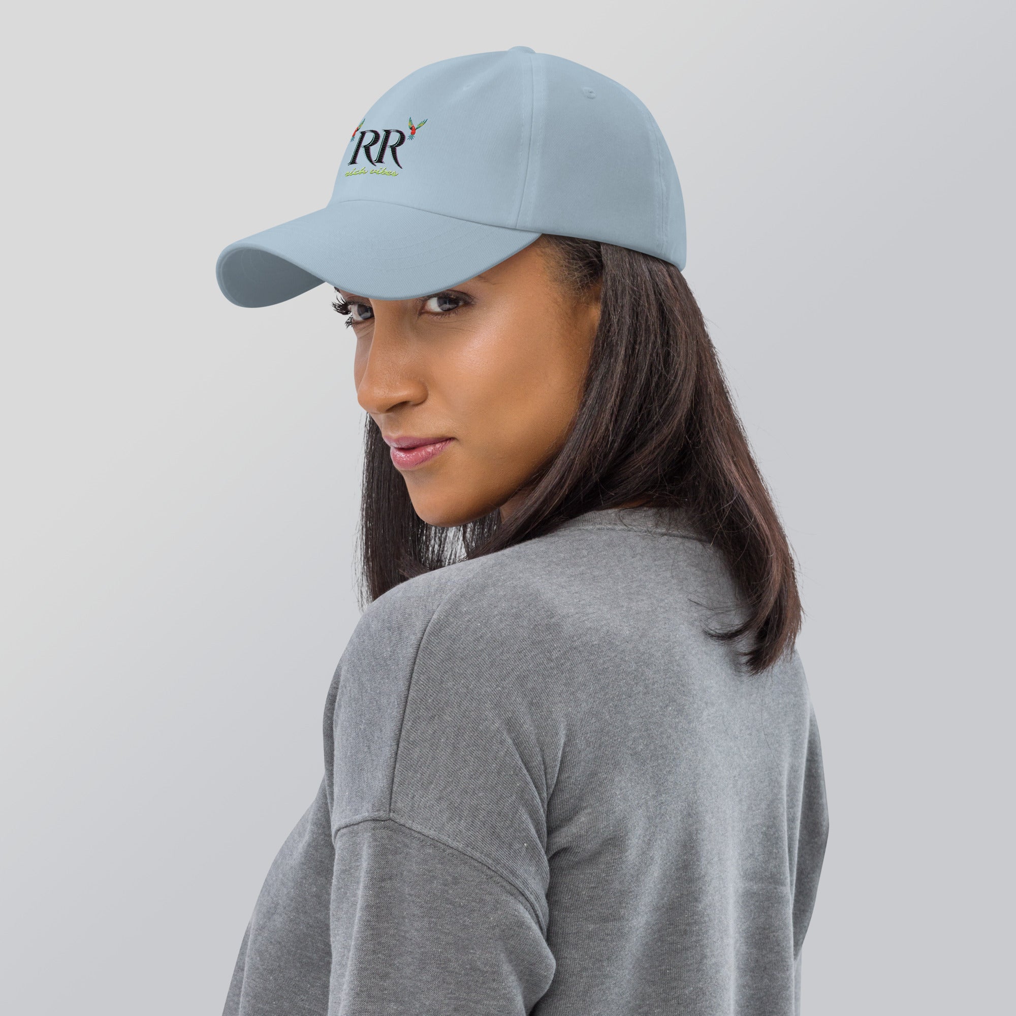 Rich Vibes RR Volt Logo - Dad hat Baby Blue