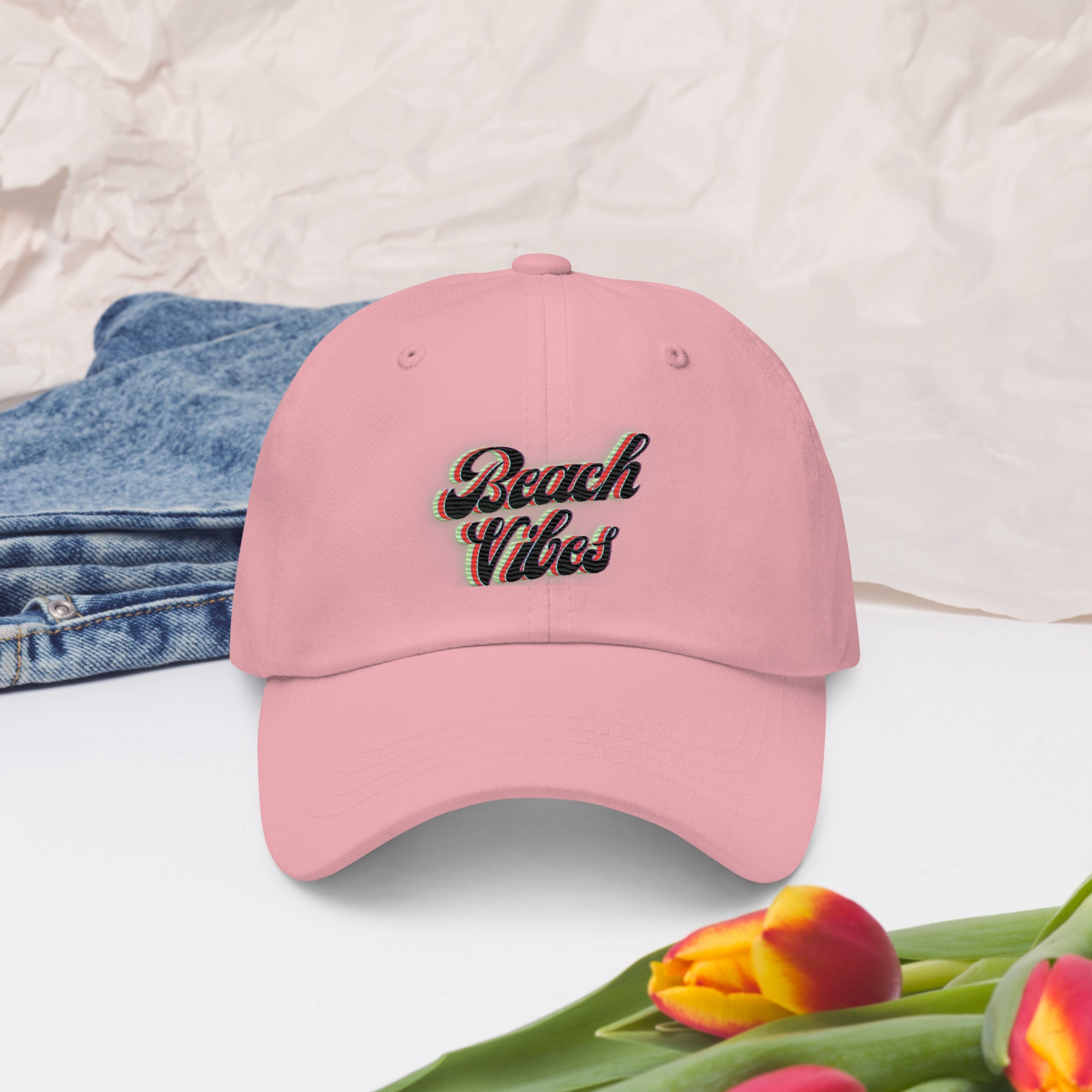 Beach Vibes Peach - Dad hat