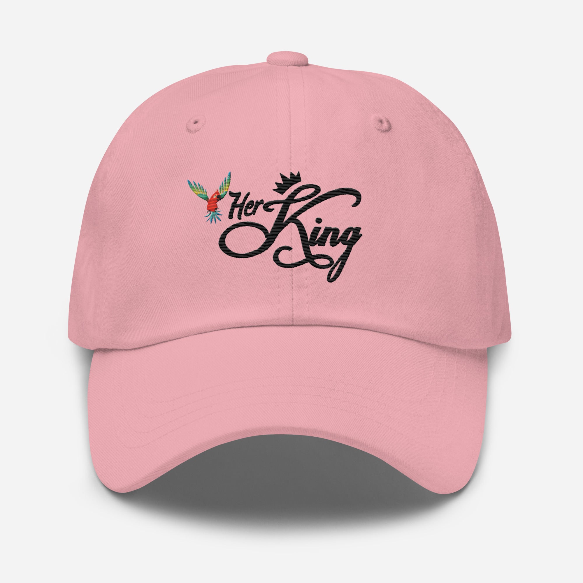 Her King Crown - Dad hat Light Pink