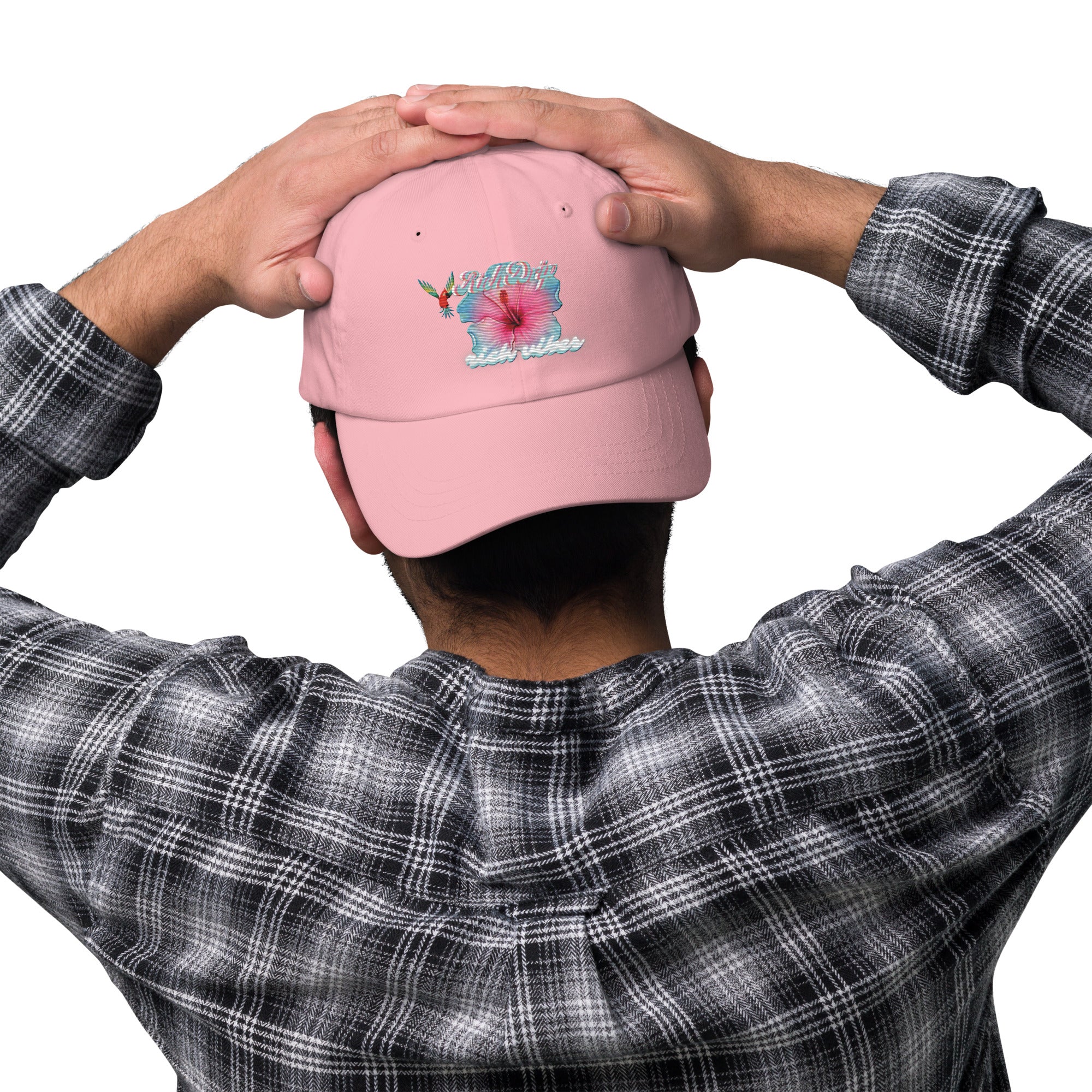 RV Rich Drip Tropical Flower 1.0 - Dad hat Pink