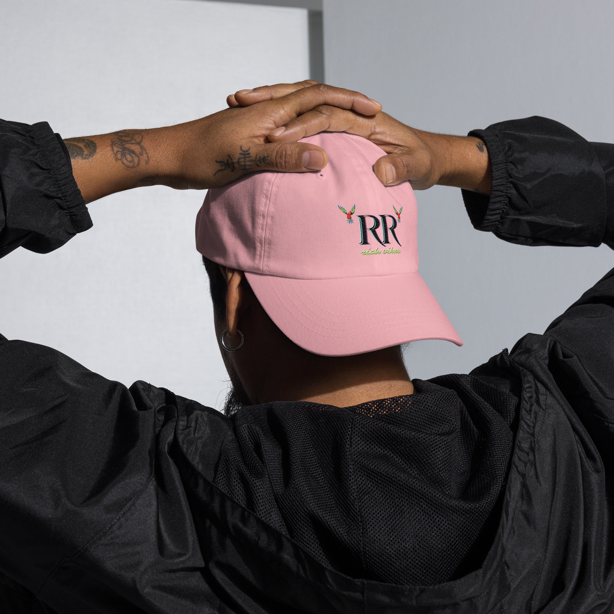 Rich Vibes RR Volt Logo - Dad hat Pink