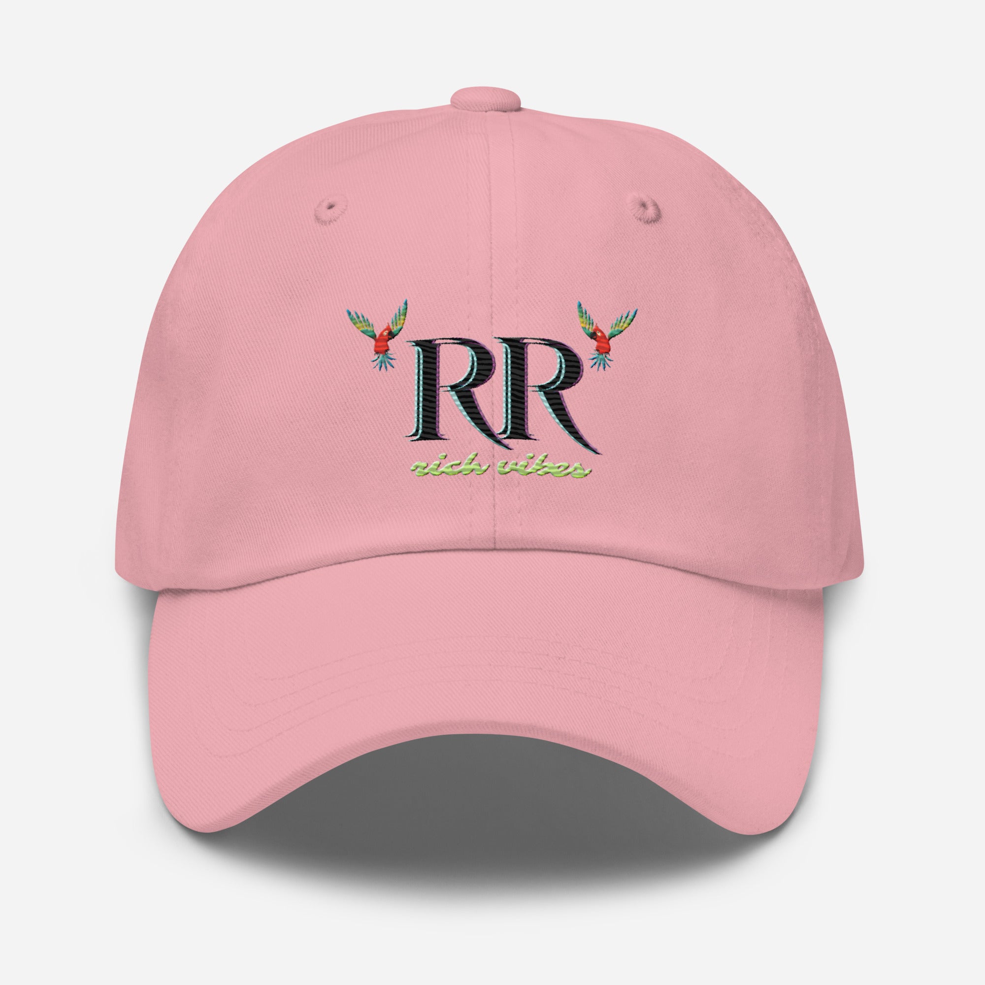 Rich Vibes RR Volt Logo - Dad hat Pink