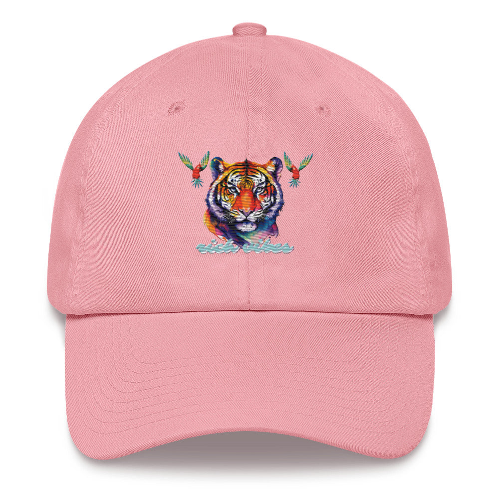 Rich Vibes Tropical Jungle Tiger 3.5 - Dad hat Pink