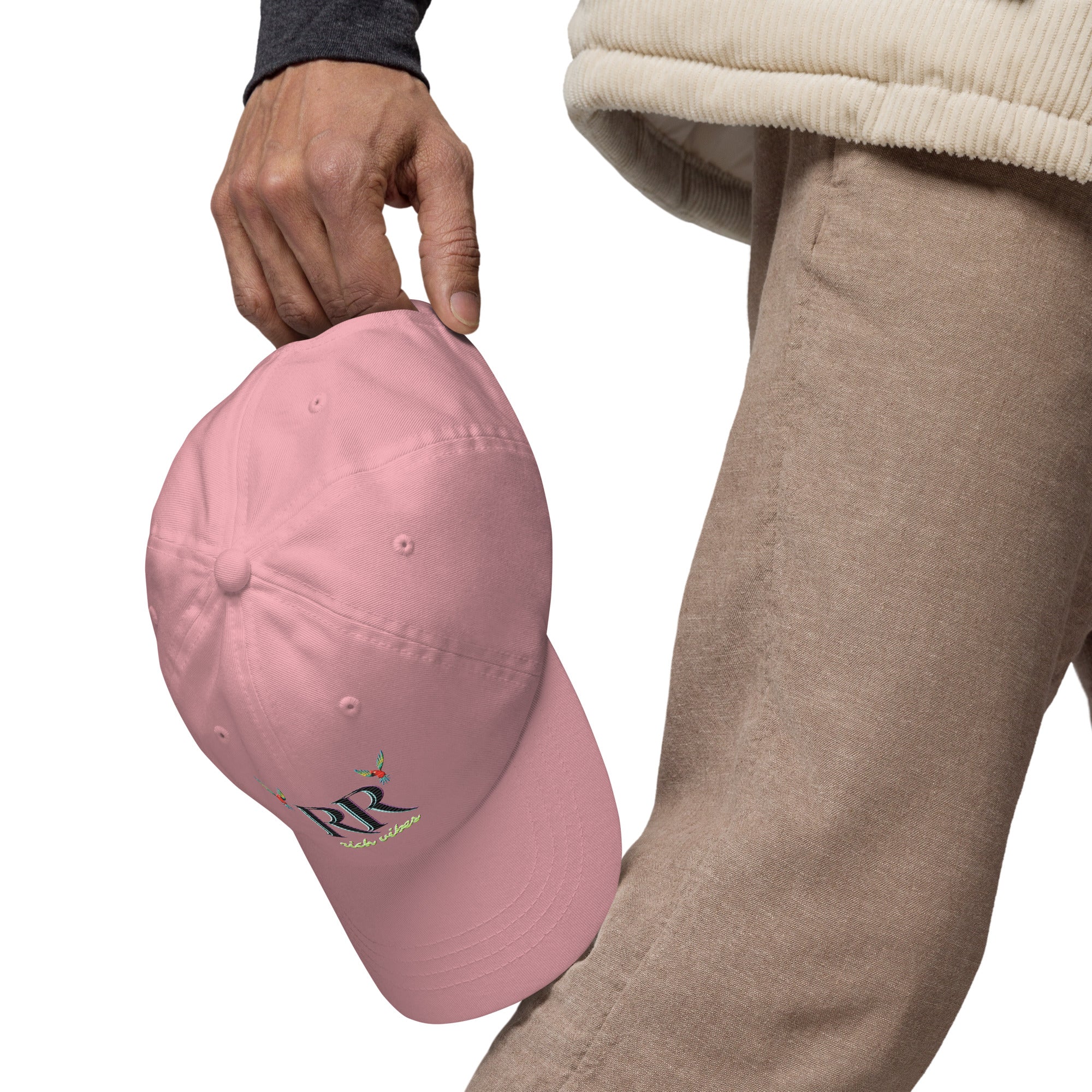 Rich Vibes RR Volt Logo - Dad hat Pink