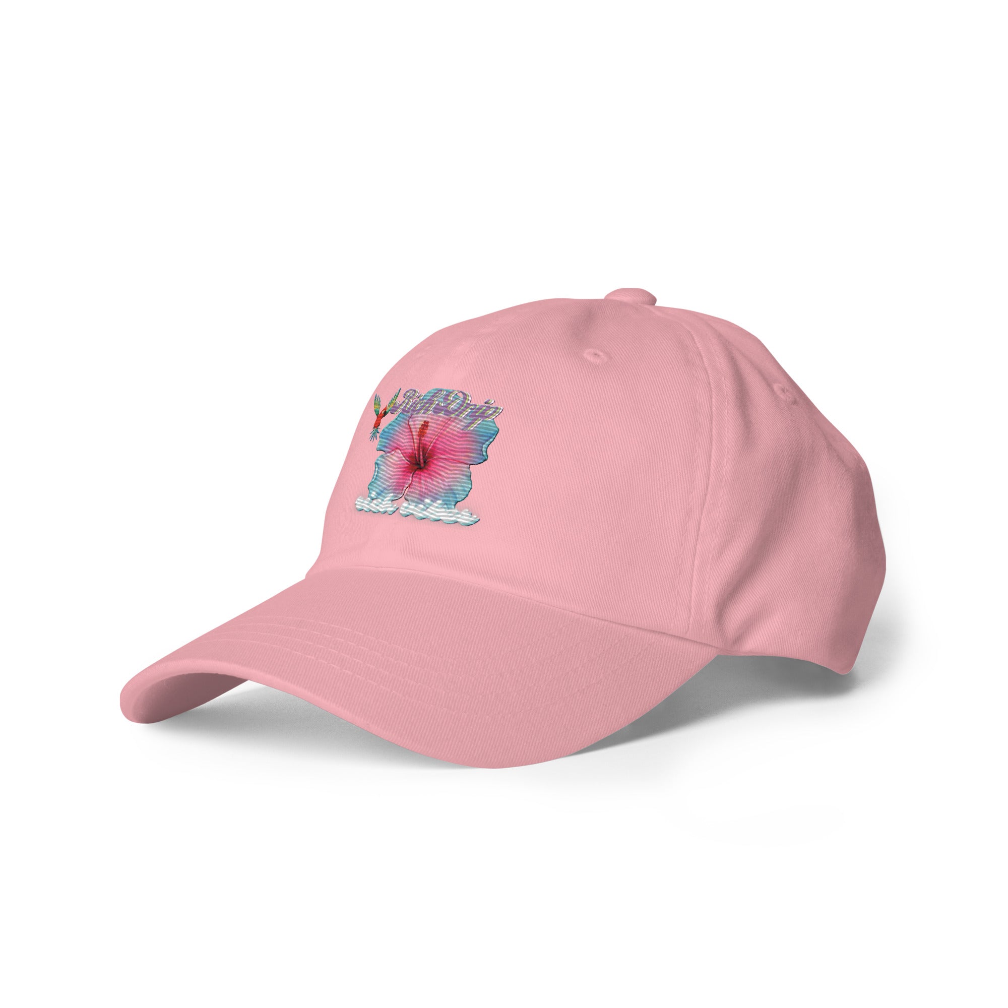 RV Rich Drip Tropical Flower 2.0 - Dad hat Pink
